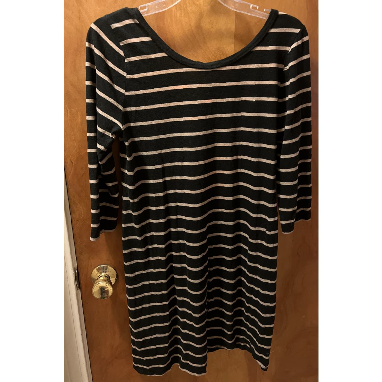 Banana Republic Banana Republic Women’s Dress Shirt Dress Cotton Striped Knee Length Pocket Casual Workwear 3/4 Sleeve M Size M / US 6-8 / IT 42-44 - 4 Thumbnail