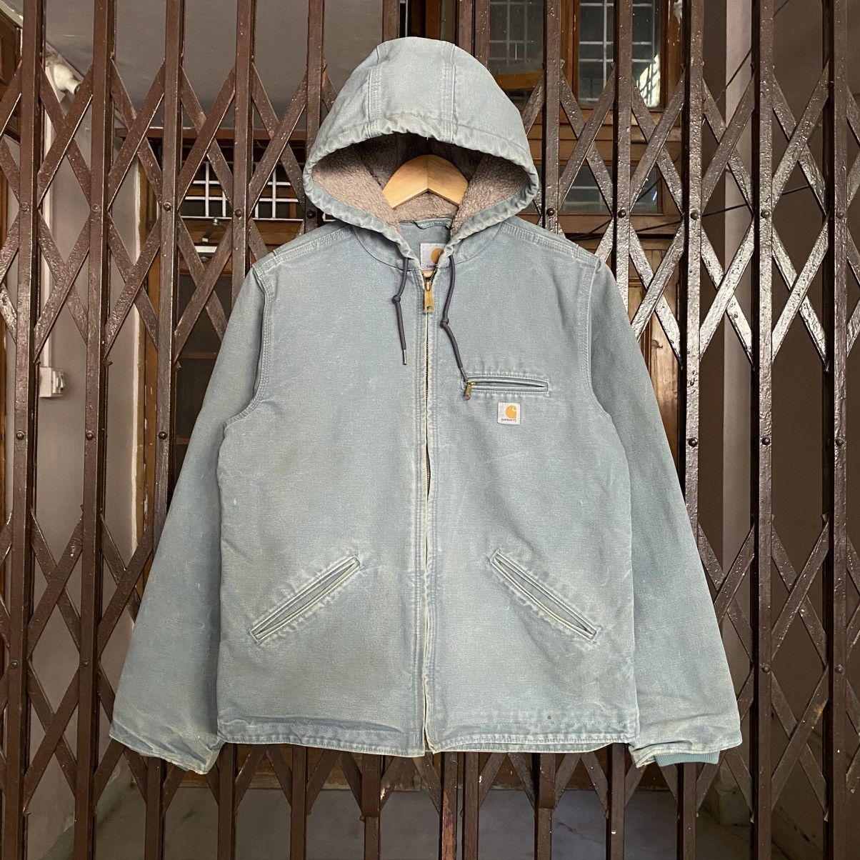 Carhartt Y2k Carhartt Teal Active Hooded Jacket Size US M / EU 48-50 / 2 - 1 Thumbnail