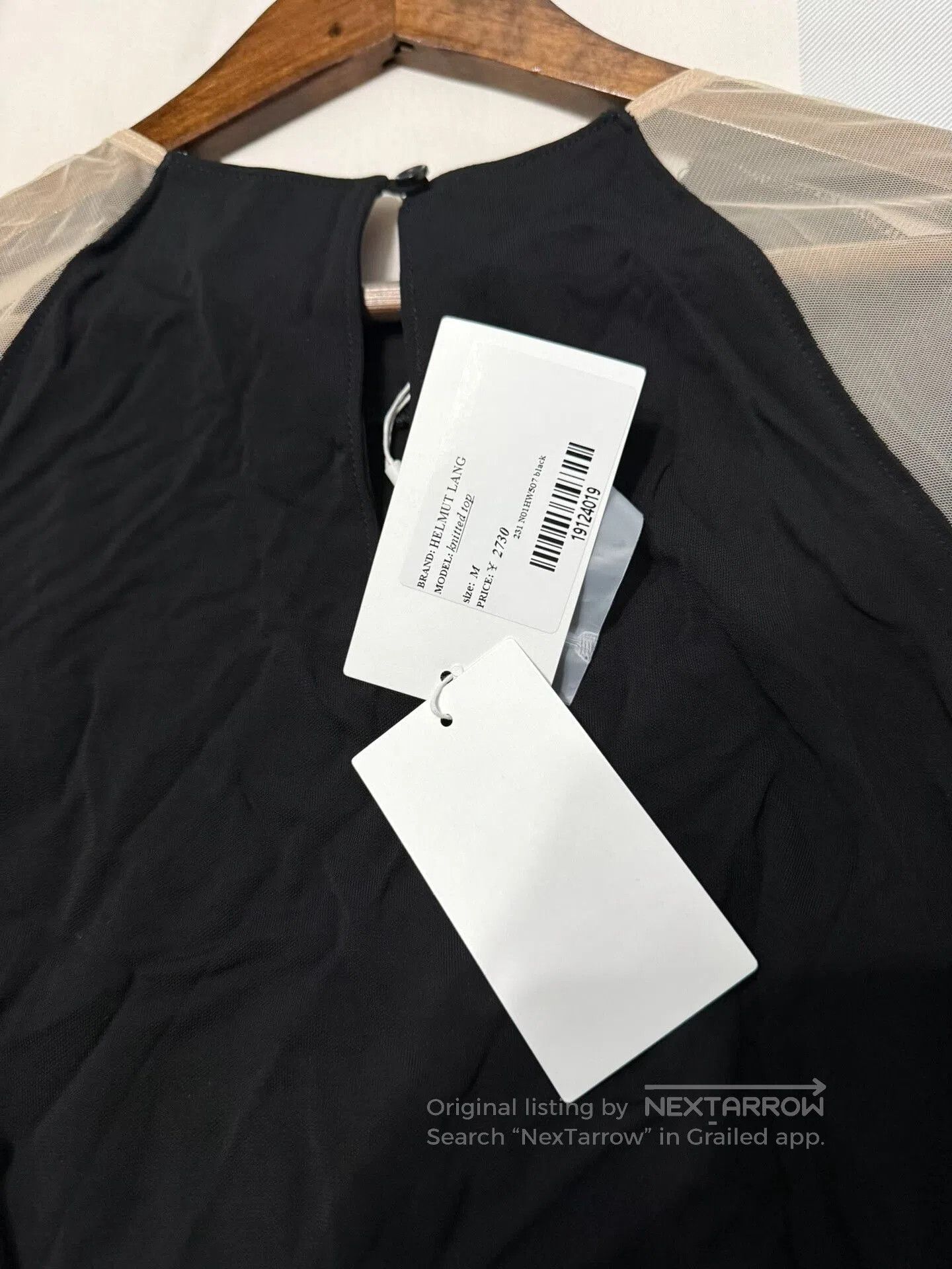 Helmut Lang Helmut Lang Sheer Panel Top. Size S / US 4 / IT 40 - 3 Thumbnail