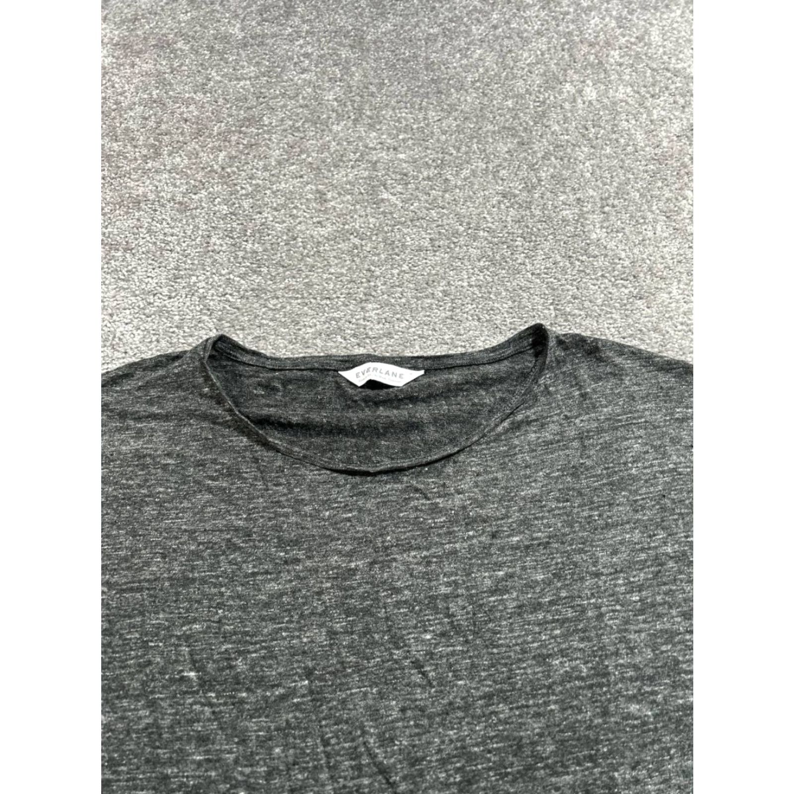 Everlane Everlane Shirt Dress Womens Medium Gray Linen Pullover Size M / US 6-8 / IT 42-44 - 2 Thumbnail