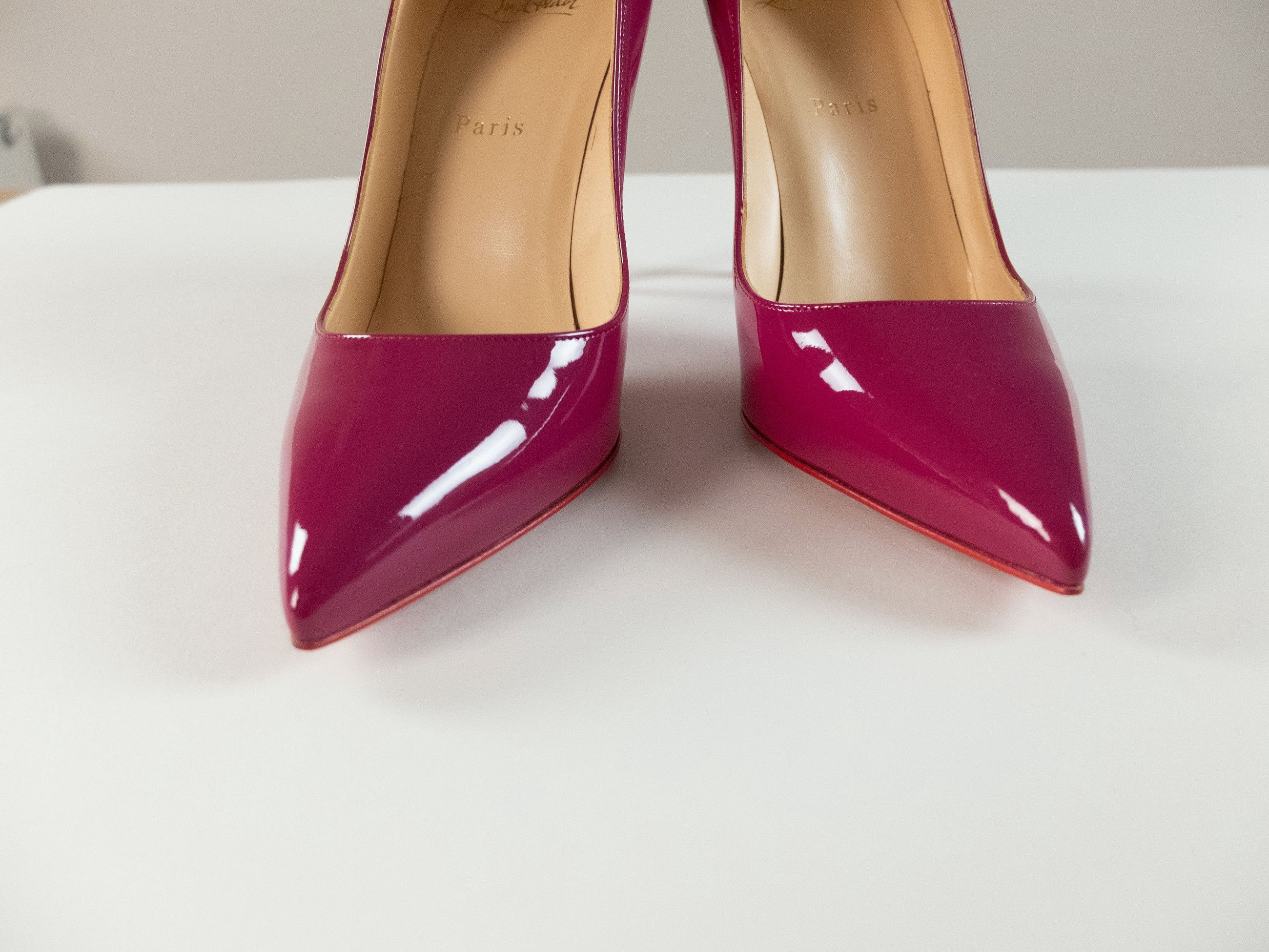 Christian Louboutin CHRISTIAN LOUBOUTIN Pigalle pink patent leather pumps 10 Size US 10 / IT 40 - 4 Thumbnail