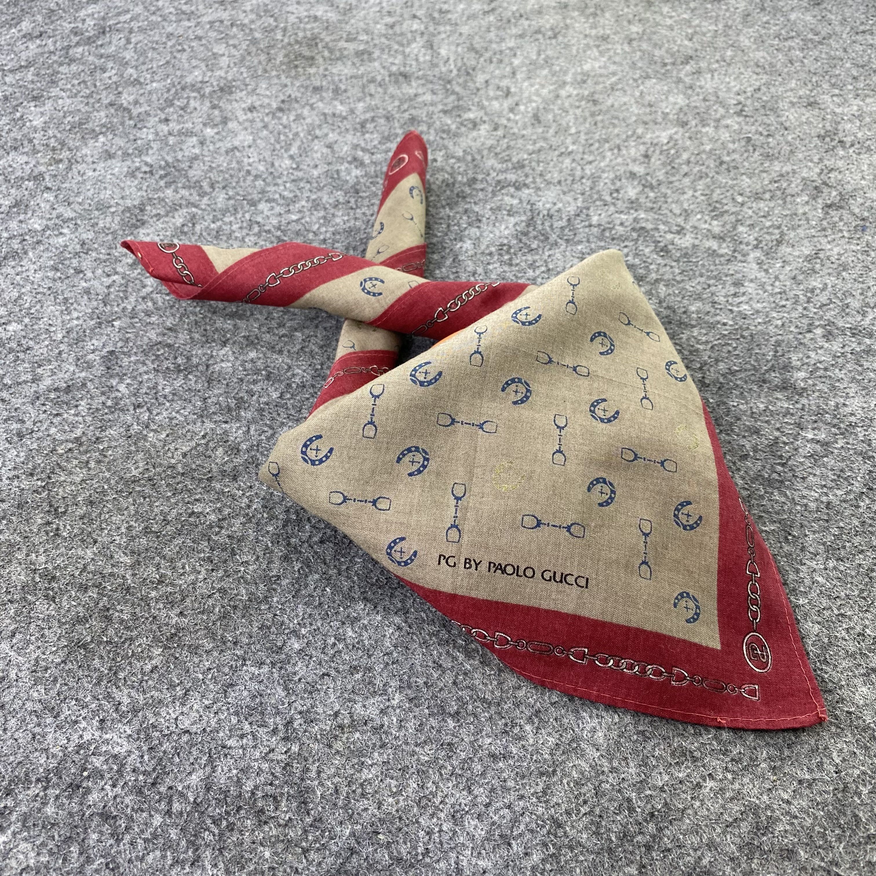 Paolo Gucci Paolo Gucci Handkerchief / Bandana / Neckerchief-B848 Size ONE SIZE - 1 Thumbnail