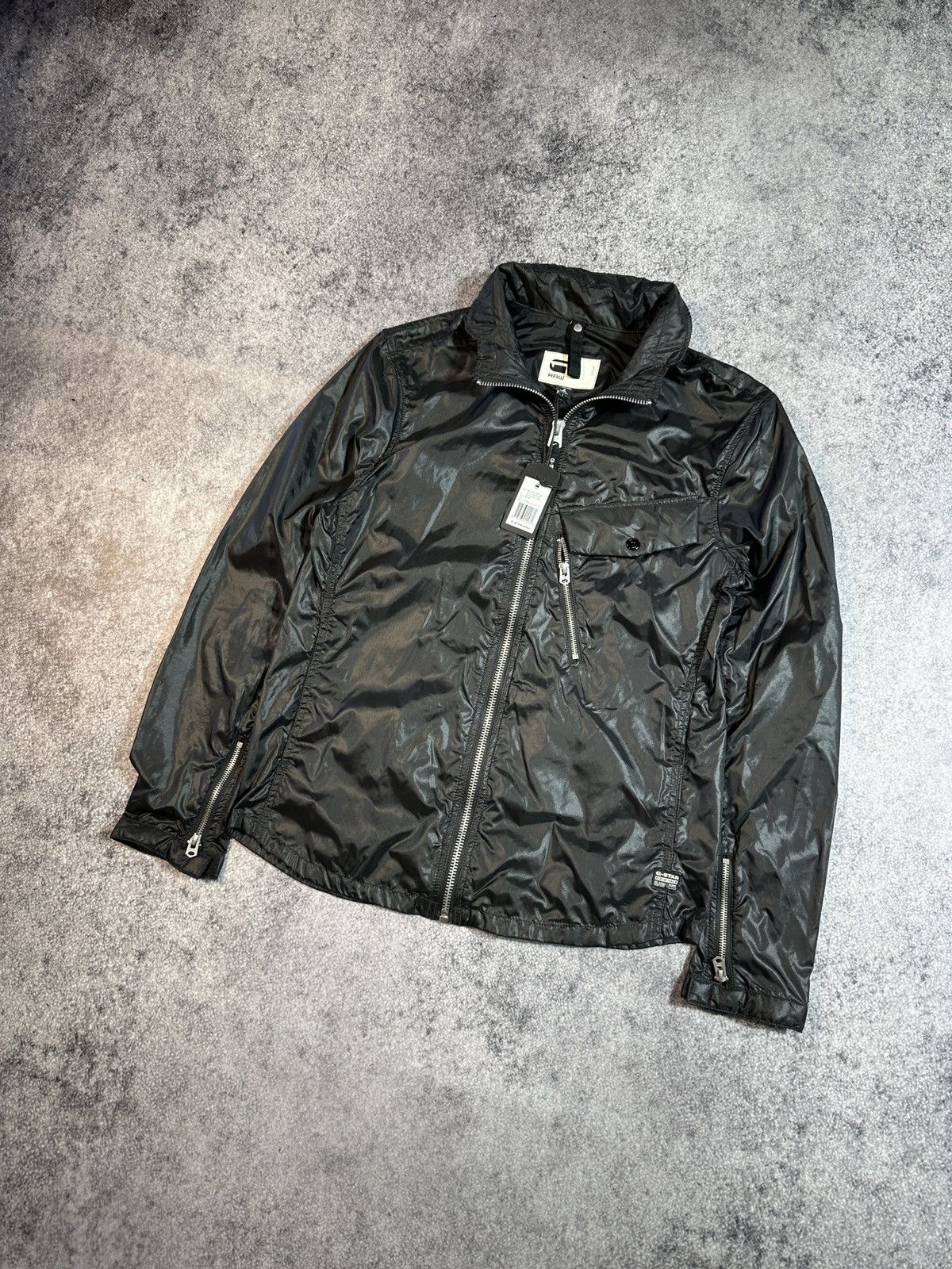G-Star × Vintage Vintage G-Star Raw Nylon Jacket Rare Streetwear USA M Style Size US M / EU 48-50 / 2 - 1 Thumbnail