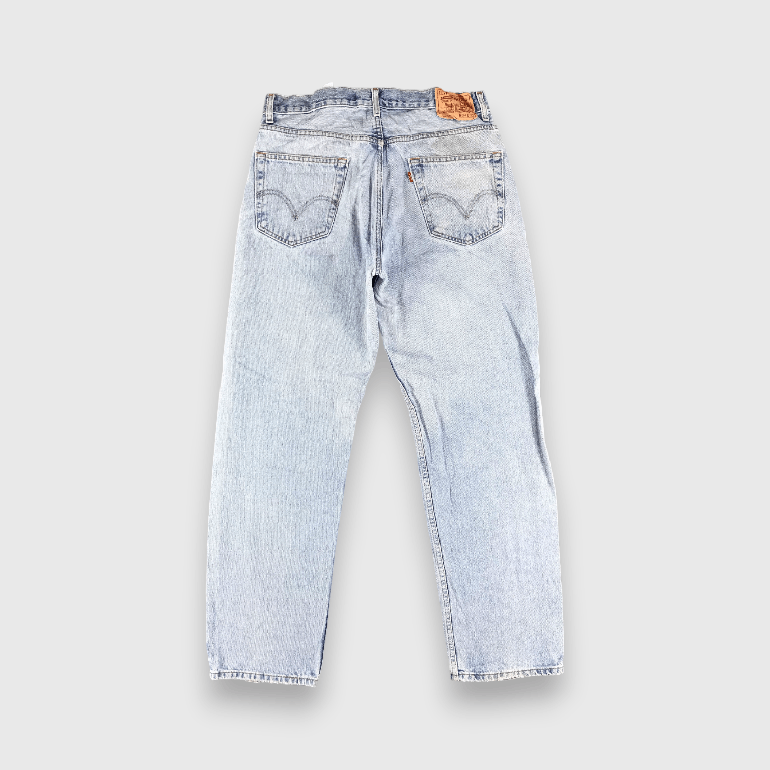 Levi's Vintage Blue Wash Levis 550 Jeans-J2377 Size US 33 - 2 Thumbnail