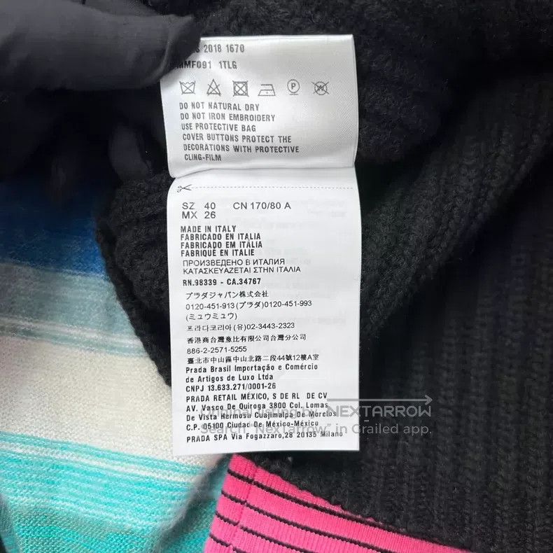 Miu Miu Miu Miu 40 Black sweater cardigan Size M / US 6-8 / IT 42-44 - 5 Thumbnail