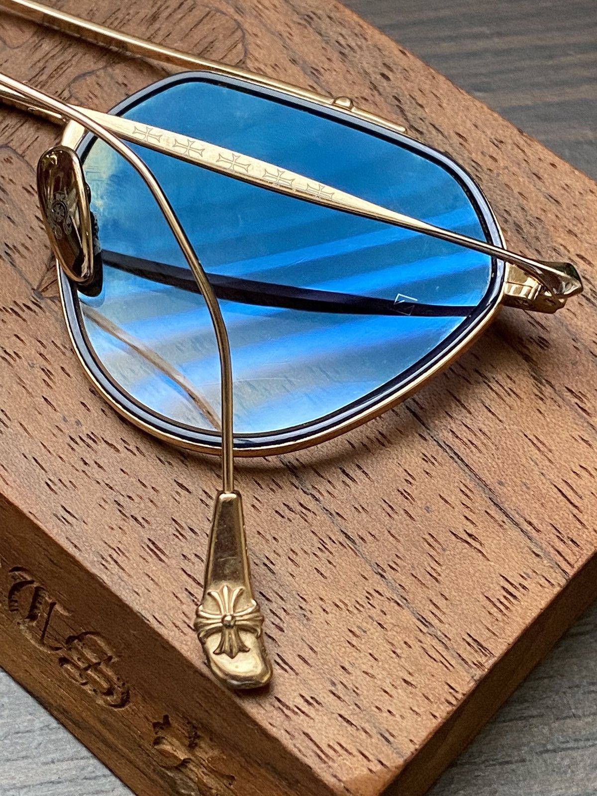 Chrome Hearts BONE PRONE II Chrome Hearts Sunglasses Size ONE SIZE - 7 Thumbnail