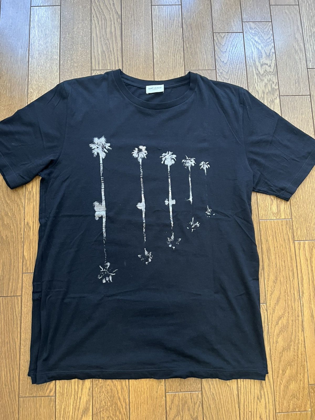 SAINT LAURENT パームツリーTシャツ XL Saint Laurent Palm Tree | Grailed