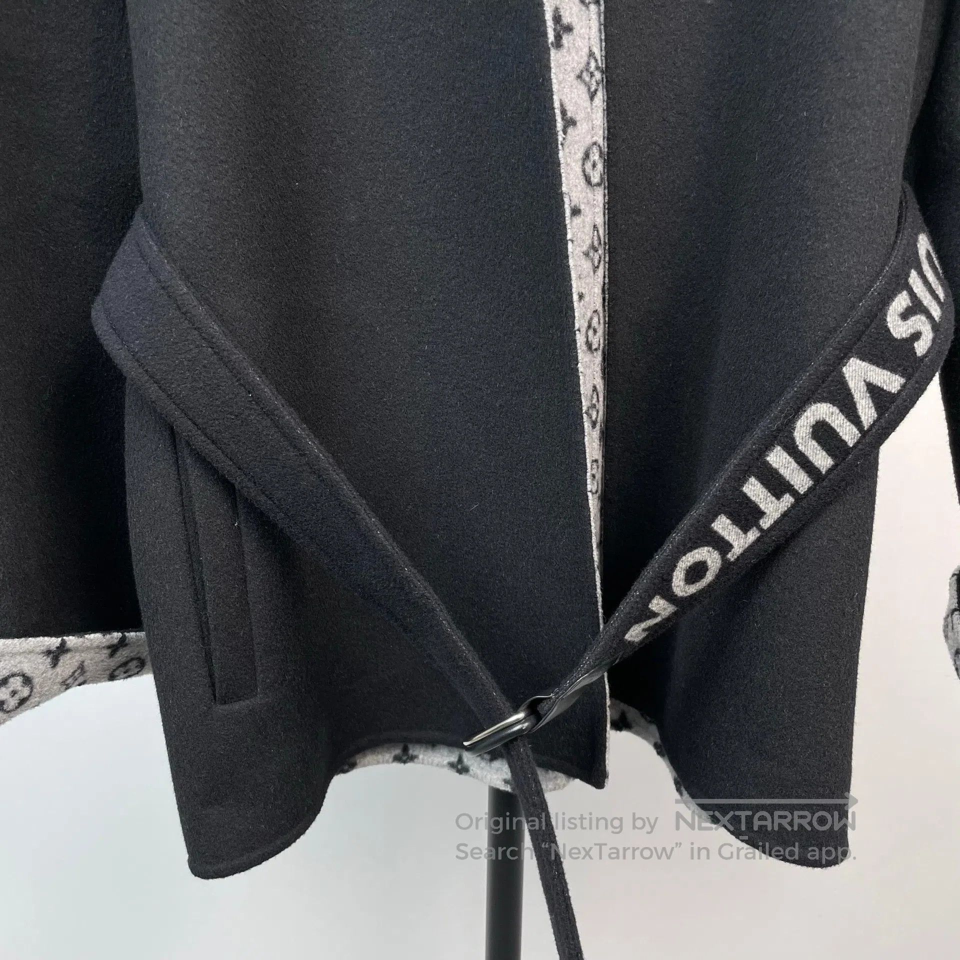 Louis Vuitton Louis Vuitton Black inner full-printed old flower mid-leng Size XS / US 0-2 / IT 36-38 - 4 Thumbnail