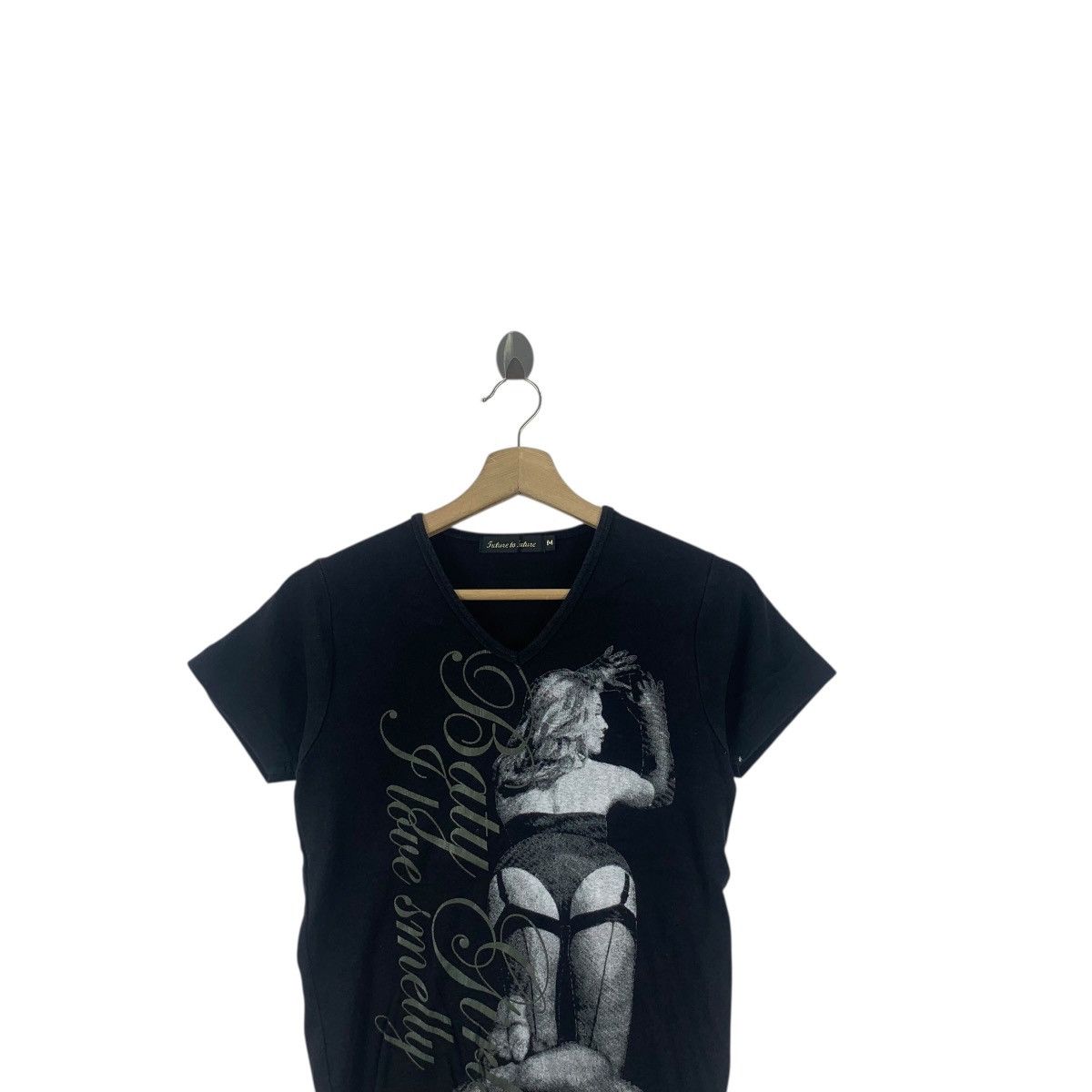 Future FUTURE TO FUTURE Glamour Girl Punk Rebel Tee Shirt Top Size M / US 6-8 / IT 42-44 - 2 Thumbnail