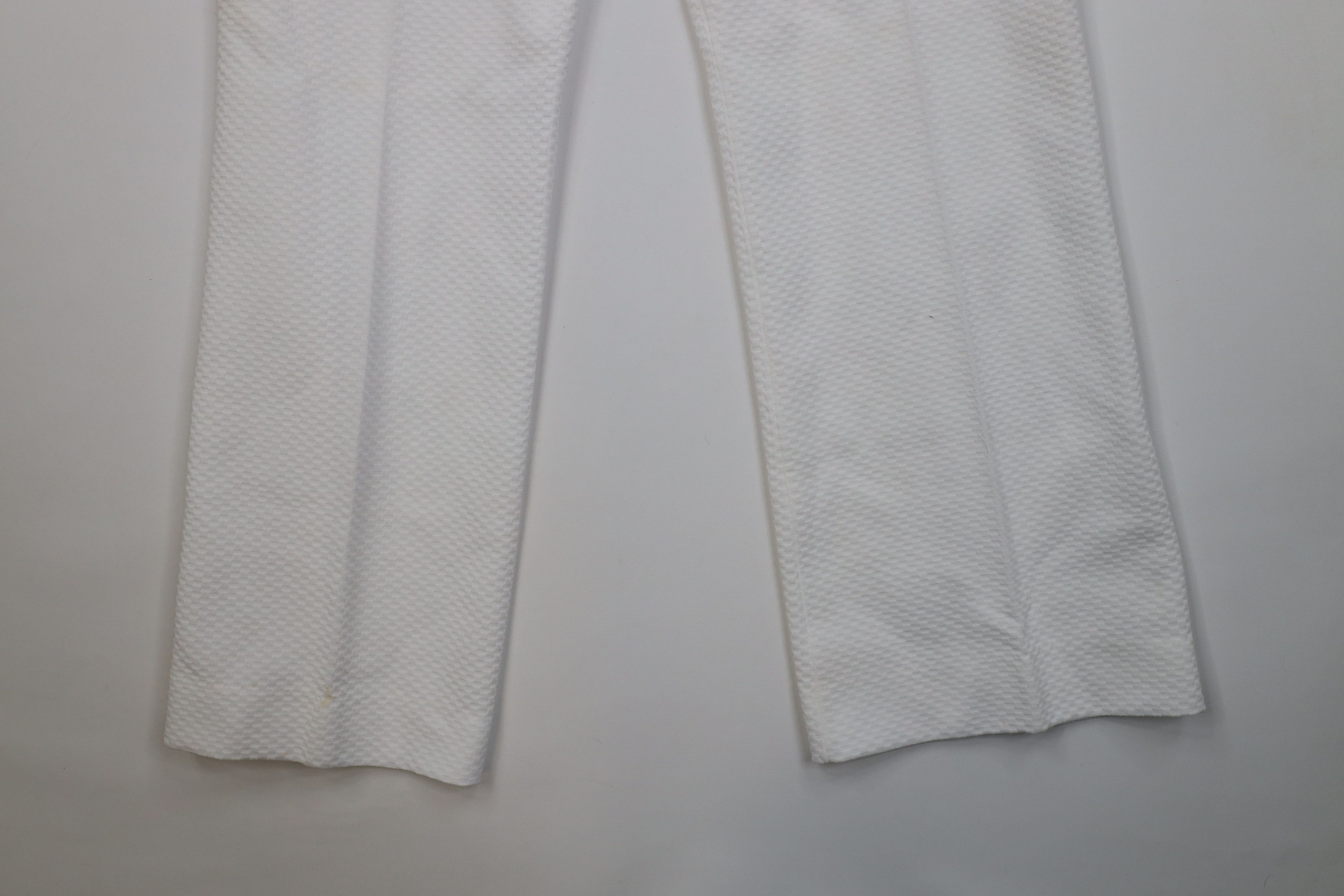 Vintage Deadstock Vintage 70s Wide Leg Bell Bottoms Pants White USA Size 36" / US 14 / IT 50 - 12 Thumbnail
