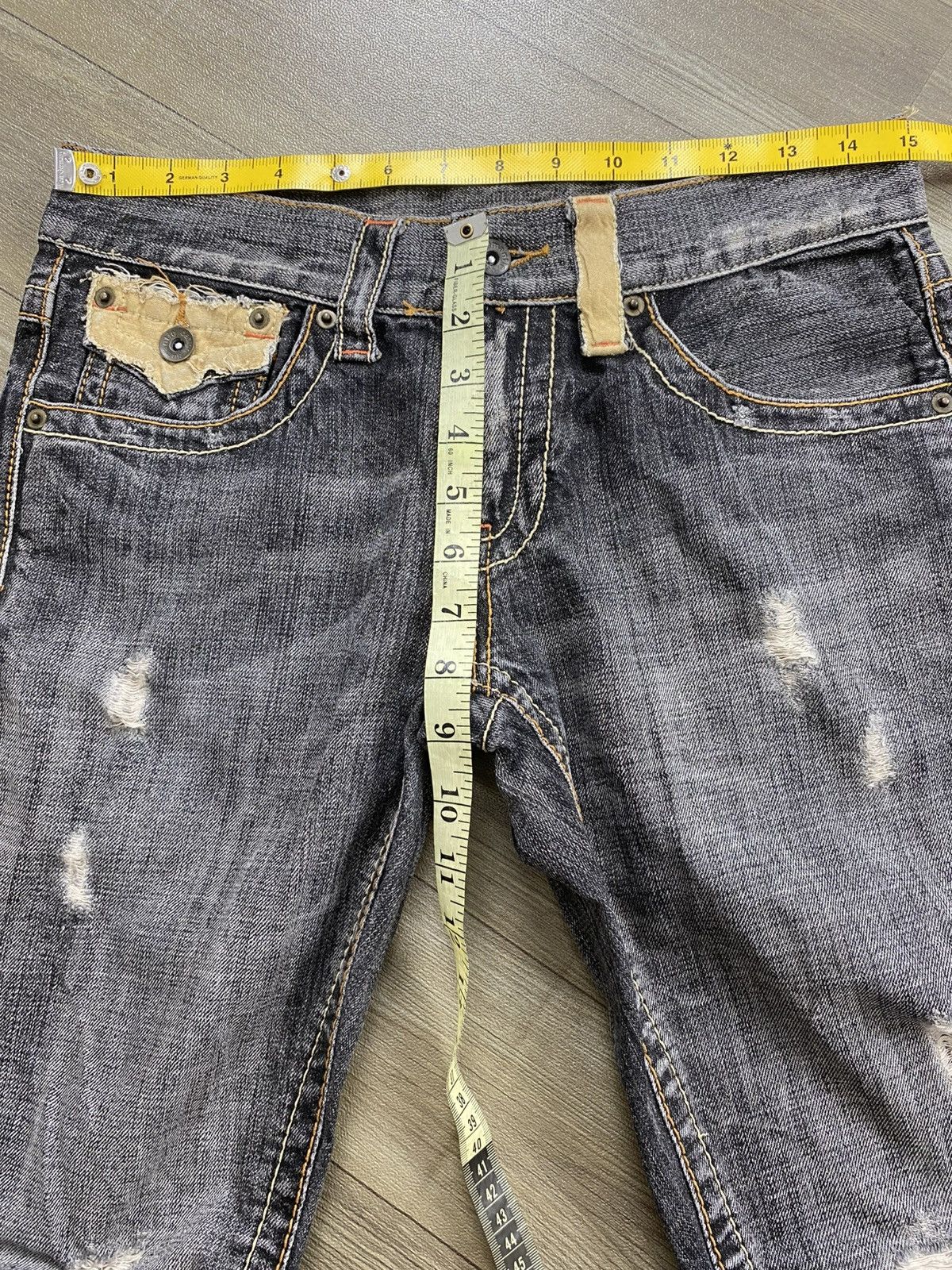 semanticdesign Y2K Semanticdesign Distressed Punk Lgb Flared Jeans BootCut Size US 31 - 23 Thumbnail
