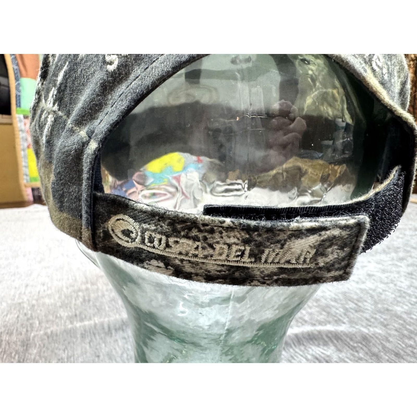 Costa Del Mar Costa Del Mar Mens Adjustable Baseball Hat Cap Green Camo See Whats Out There One Size Cap Strap Back Twill Cotton Polyester Hat Size ONE SIZE - 4 Thumbnail