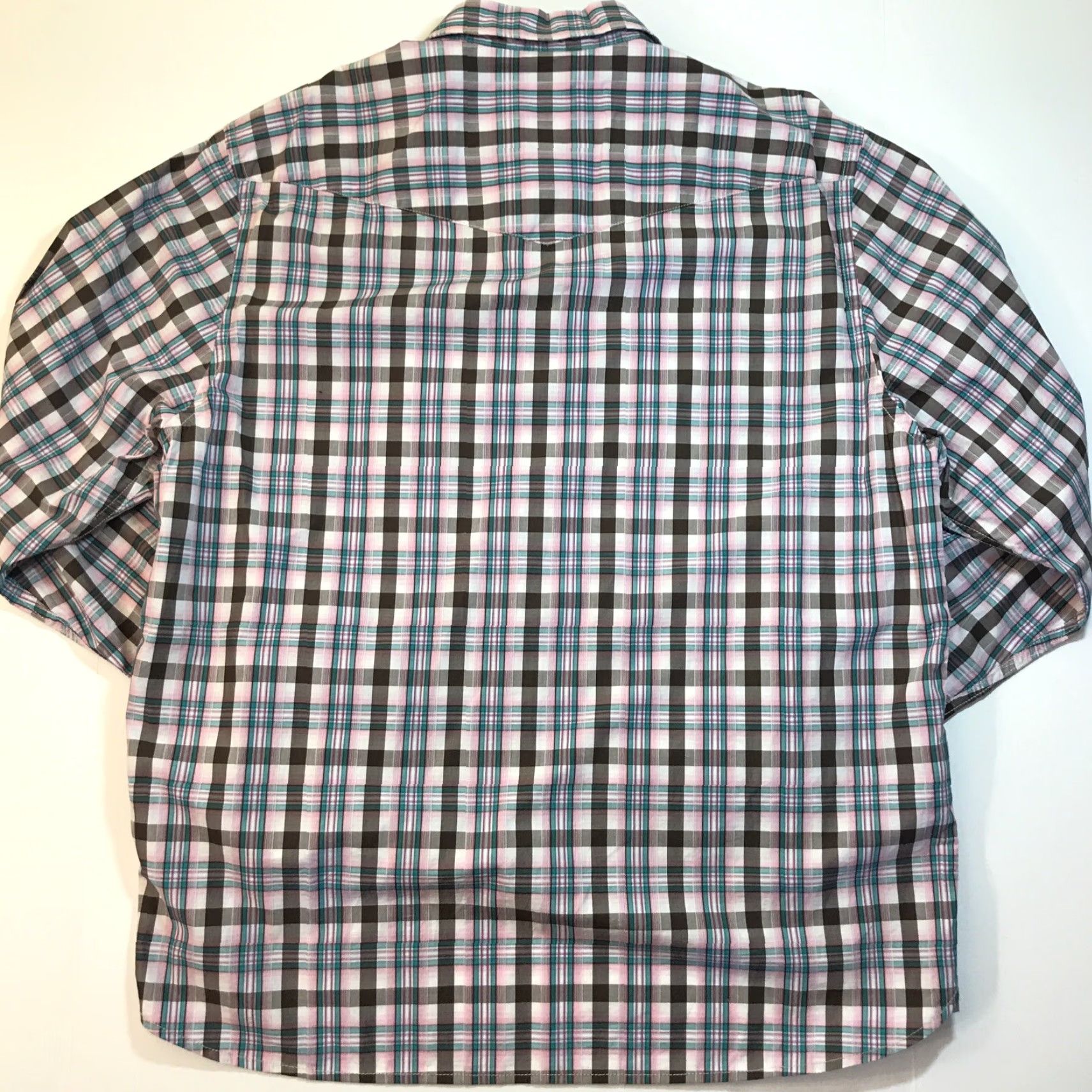 Tommy Bahama Tommy Bahama Shirt Mens Island Modern Fit XL Plaid Long Sleeve Button-Up Cotton Knit Multicolor Blue Collar Spread Casual Size US XL / EU 56 / 4 - 7 Thumbnail