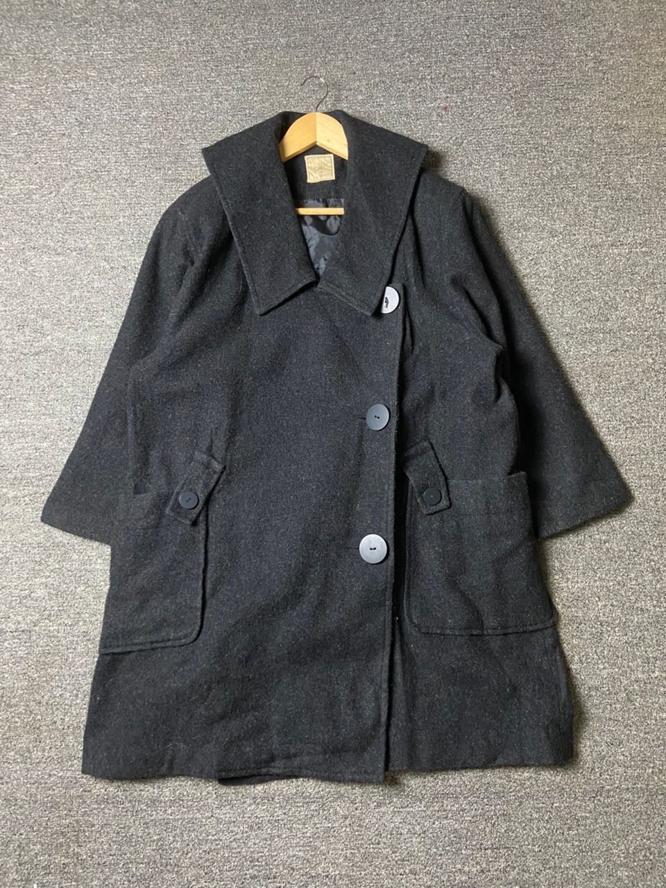 Japanese Brand GILL Japanese Brand Wool Blend Peacoat (176) Size US S / EU 44-46 / 1 - 1 Thumbnail