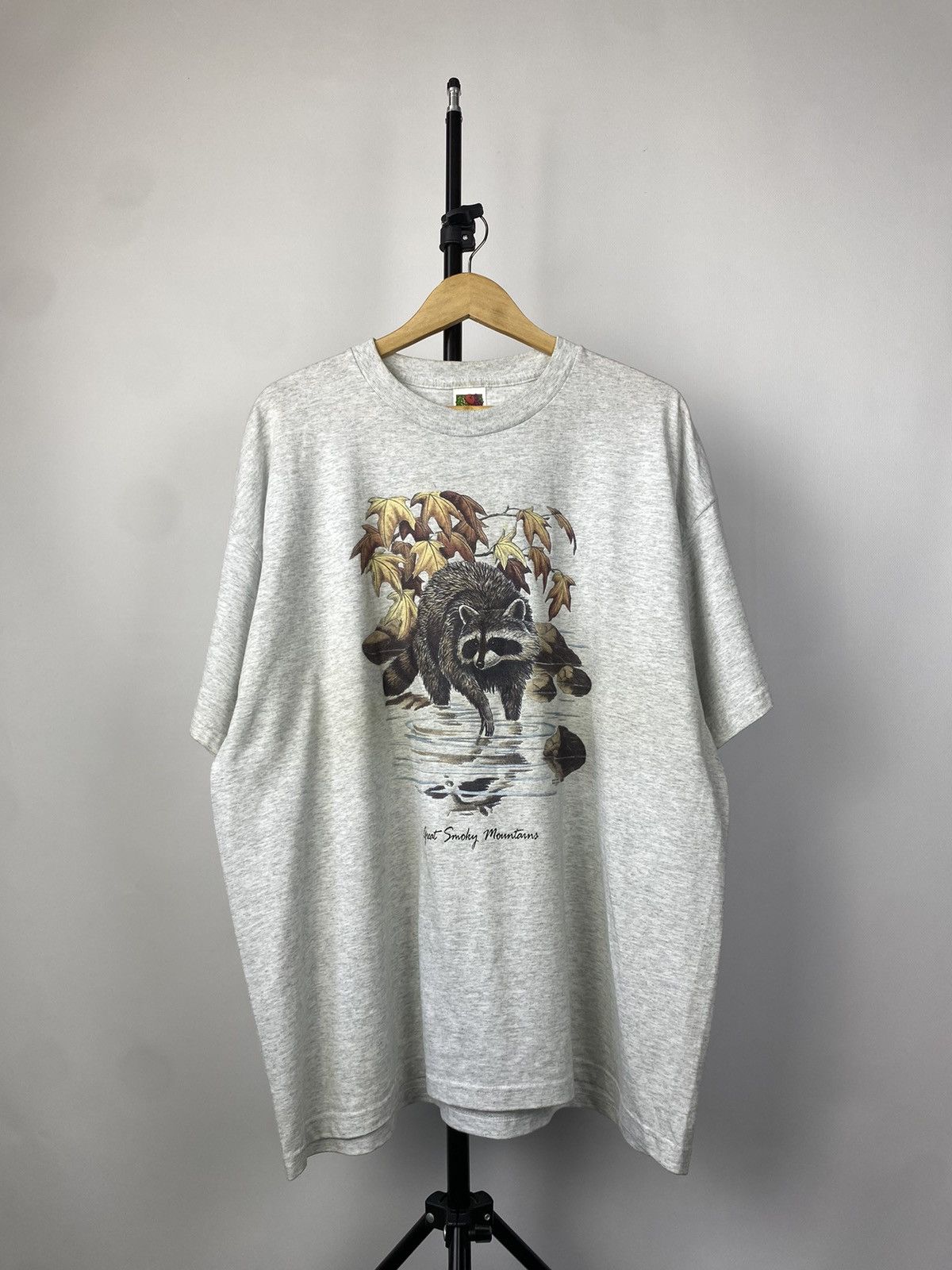 Habitat × Vintage Vintage 90s Vintage Habitat Great Smoky Mountains t shirt Size US XL / EU 56 / 4 - 1 Thumbnail