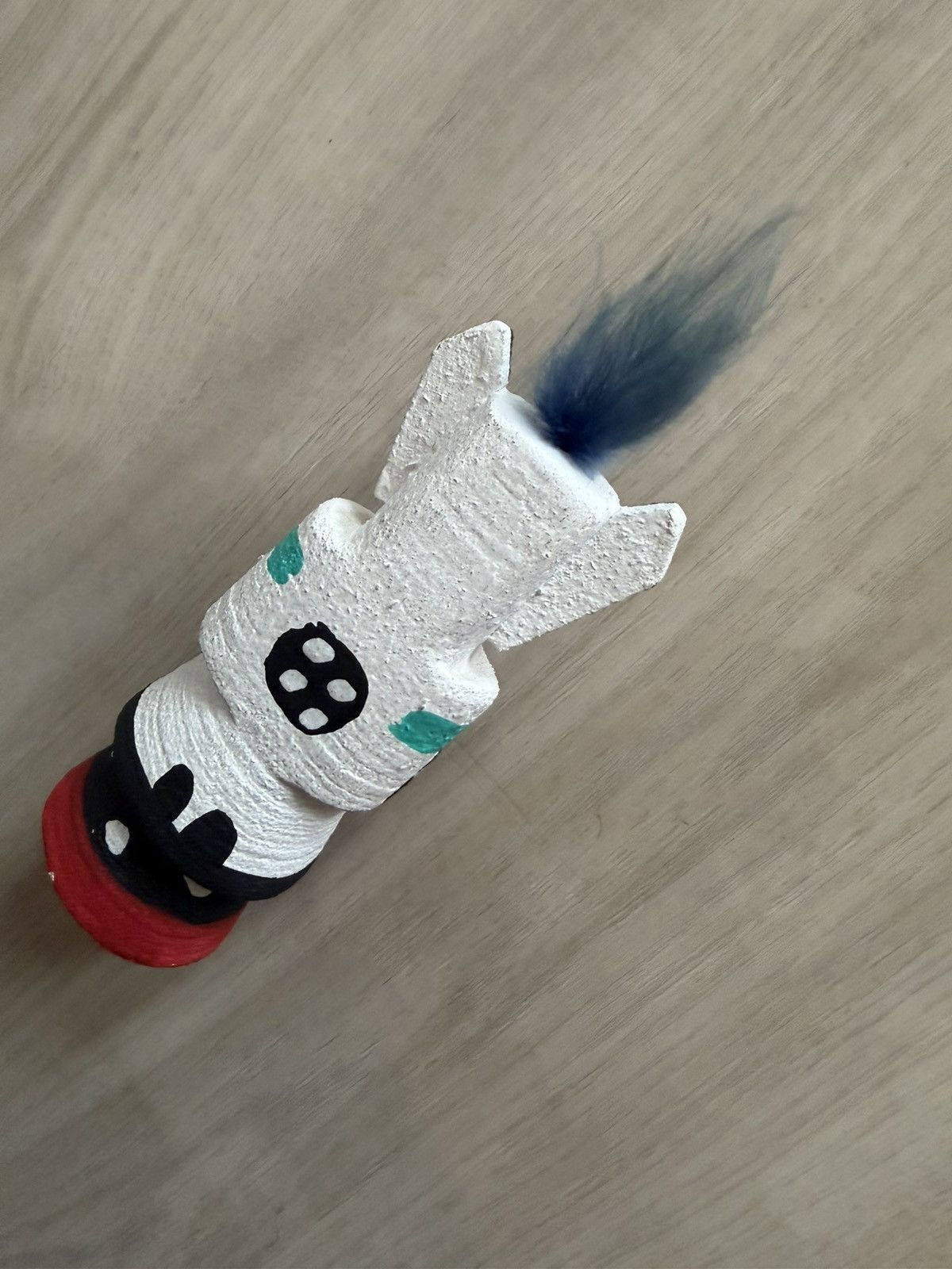 Vintage Vintage Native American Wolt “White Wolf” Kachina Doll Size ONE SIZE - 5 Thumbnail