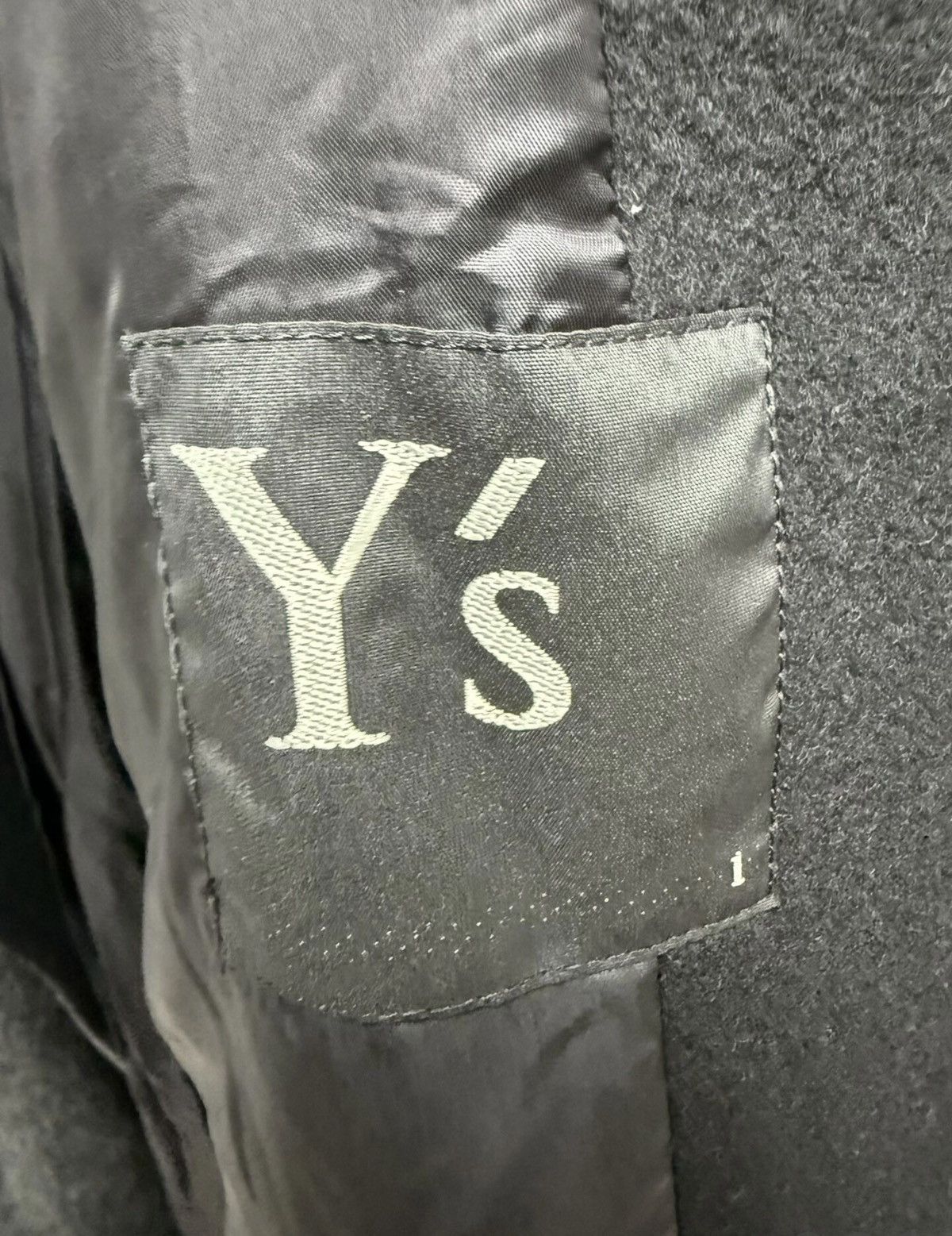 Yohji Yamamoto Yohji Yamamoto Y's Heavy Wool Blend Patchwork Coat Size US S / EU 44-46 / 1 - 6 Thumbnail