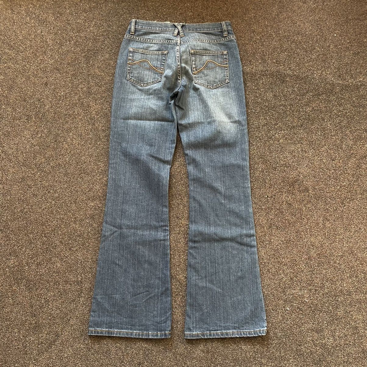 Vintage Vintage Y2K Faded Wide Leg Distressed Jeans Grunge Logo 30 Size 30" / US 8 / IT 44 - 3 Thumbnail