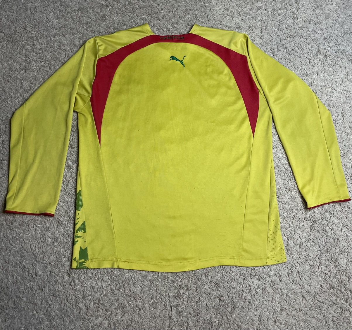 Vintage Cameroon Vintage Lion Soccer Jersey 2000s Size US L / EU 52-54 / 3 - 2 Thumbnail