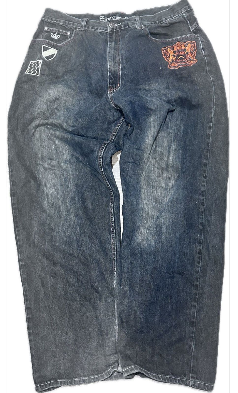Other Vintage baggy embroidered y2k Satin In The Hood Jeans Size US 42 / EU 58 - 1 Thumbnail