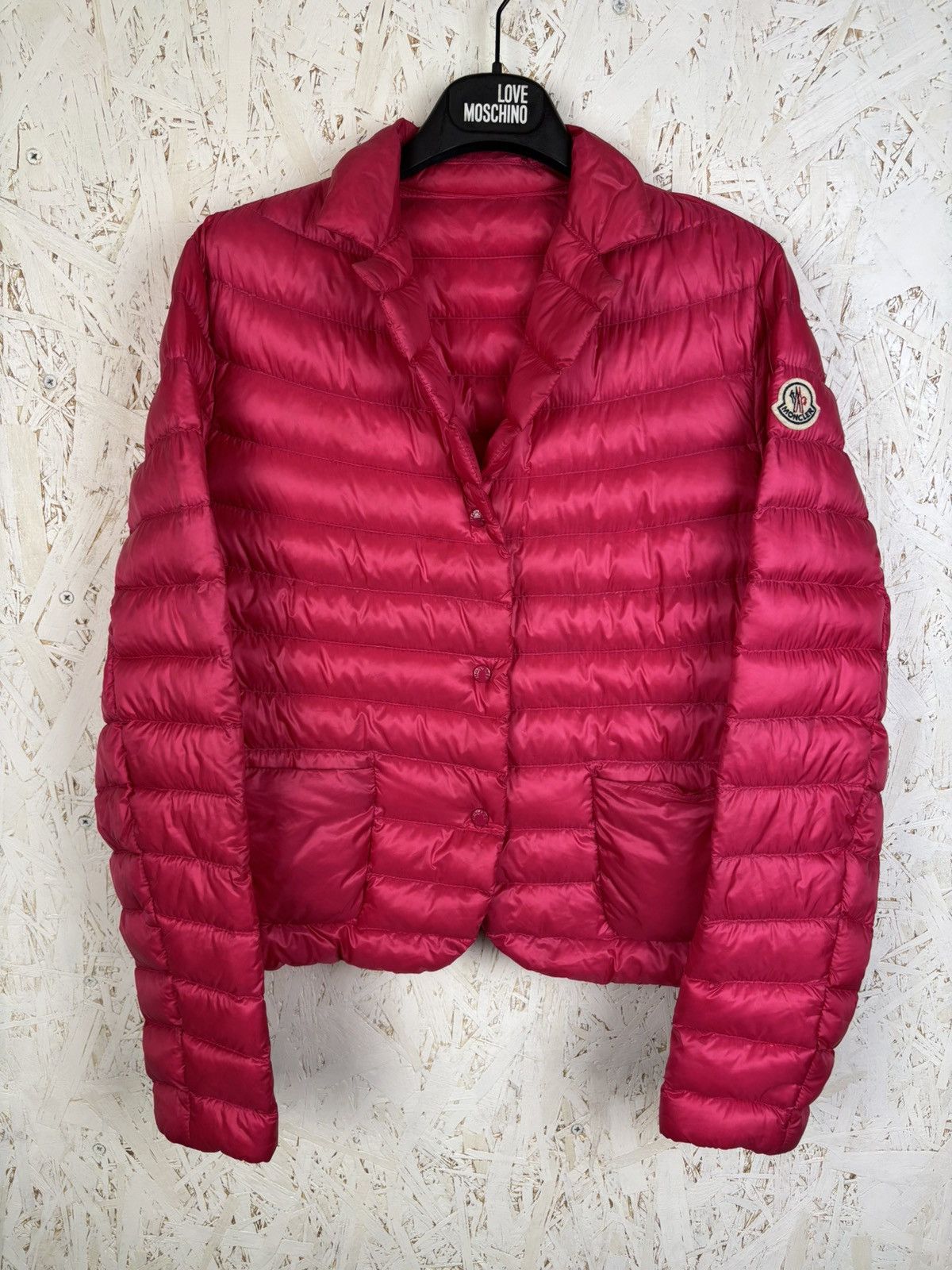 Moncler Moncler Lisette Tailored Puffer Down Jacket In Pink Size M / US 6-8 / IT 42-44 - 1 Thumbnail