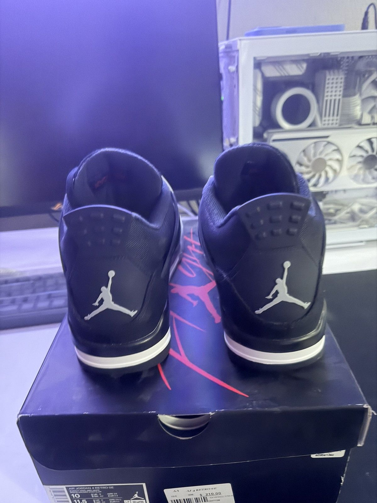 Jordan Brand Jordan 4 Retro RE Black Canvas Size US 10 / EU 43 - 5 Thumbnail