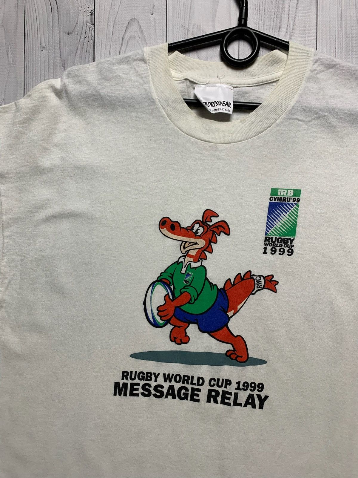 Vintage Vintage Rugby Wales World Cup 1999 Cymru 99 rare logo Size US XL / EU 56 / 4 - 3 Thumbnail