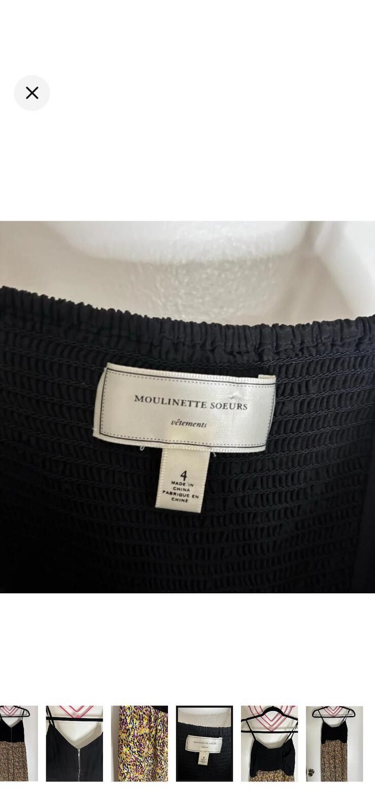 Other (ANTHROPOLOGIE) MOULINETTE SOEURS | Spaghetti Strap Dress Size S / US 4 / IT 40 - 6 Thumbnail