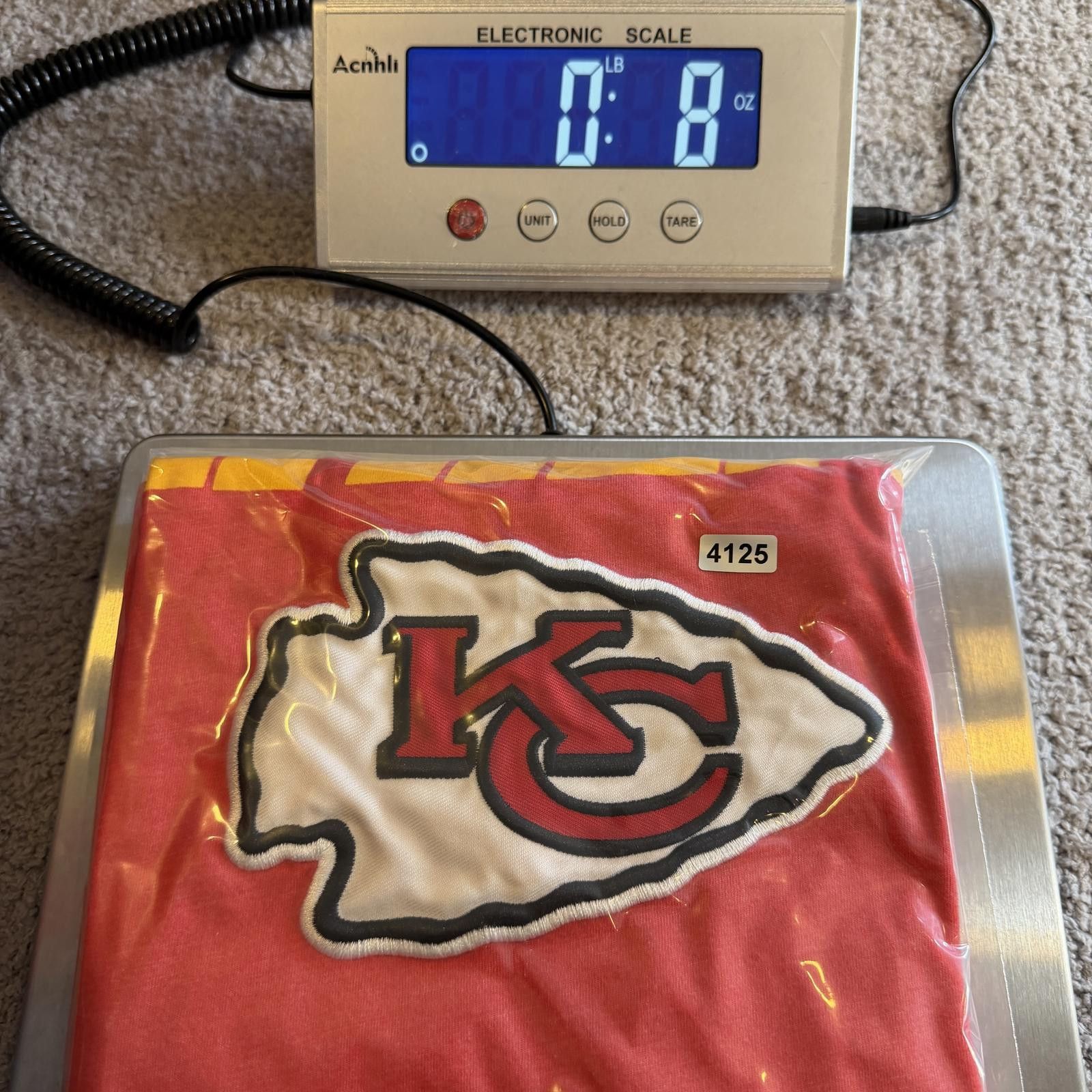 NFL Kansas City Chiefs NFL Team Apparel Red Graphic Logo T Shirt Size US XXL / EU 58 / 5 - 6 Thumbnail