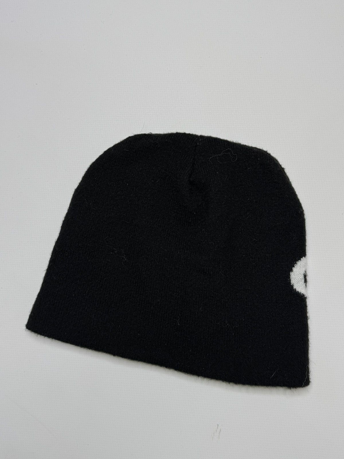 Vintage Black Conquer beanie hat swag y2k 00s streetwear sk8 skate Size ONE SIZE - 3 Thumbnail