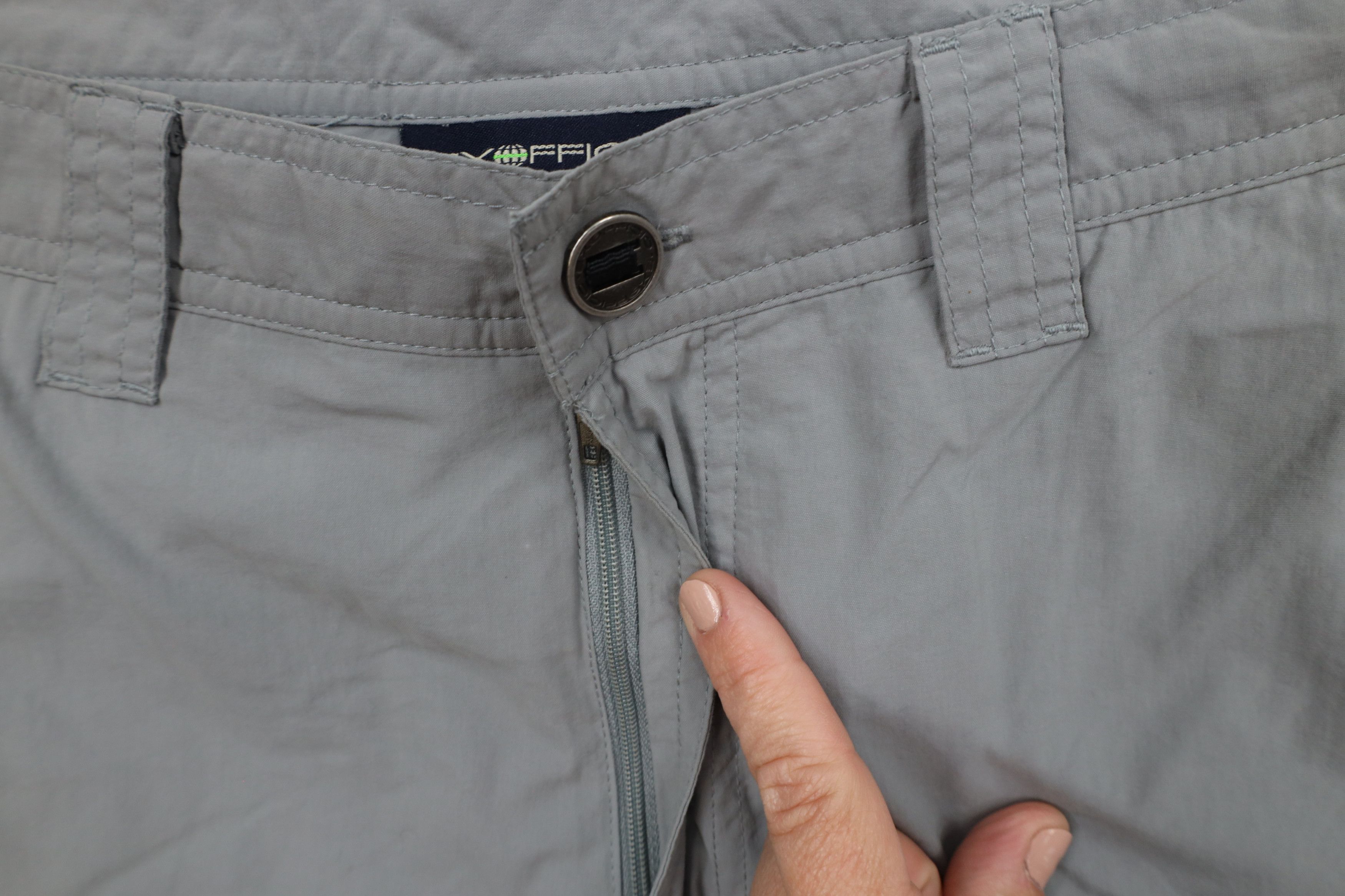 ExOfficio × Vintage Vintage ExOfficio Hiking Trail Cargo Shorts Gray Nylon Size US 36 / EU 52 - 5 Thumbnail