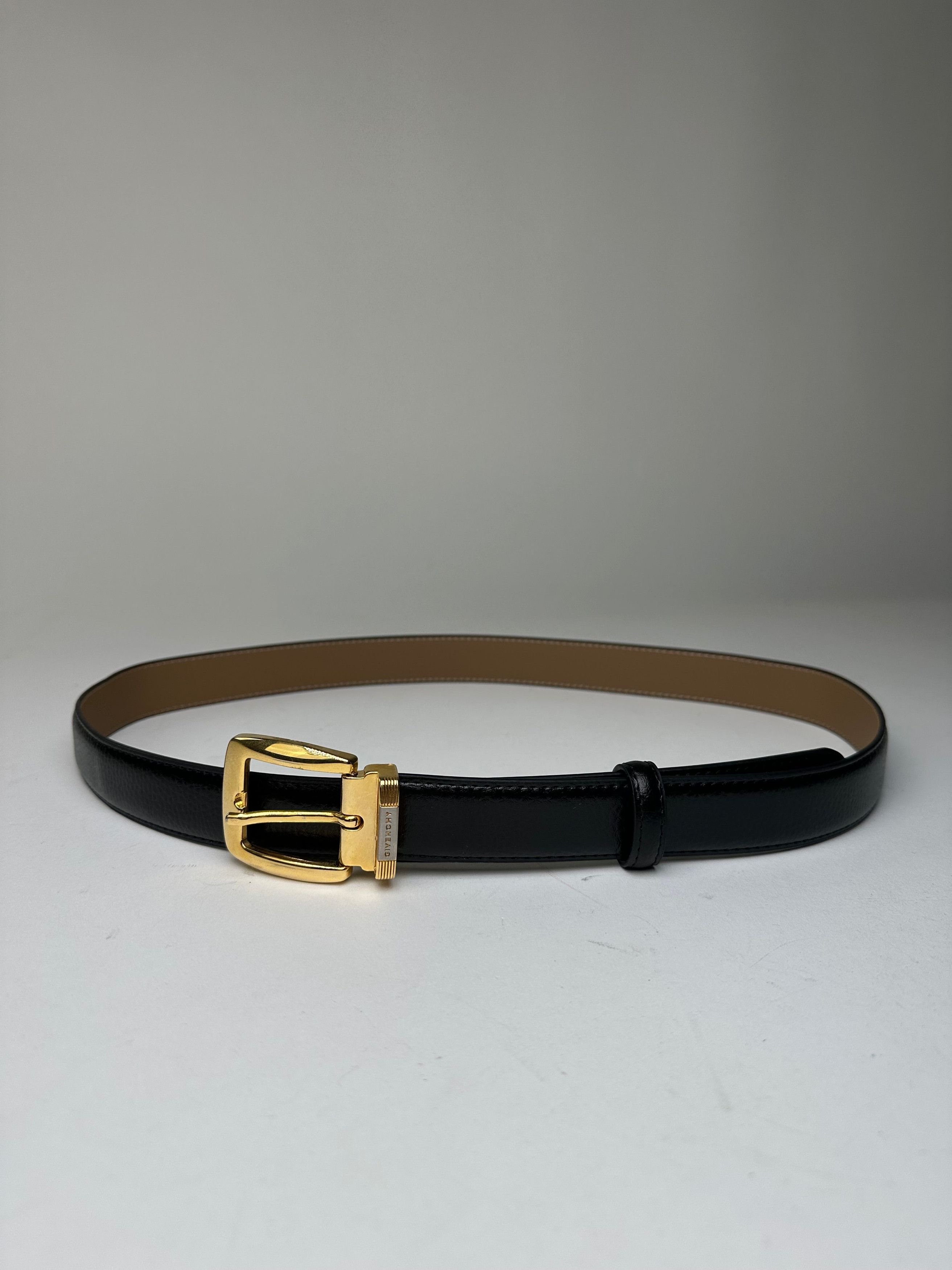 Givenchy Vintage Leather Belt Black 107.5 cm Size ONE SIZE - 1 Thumbnail