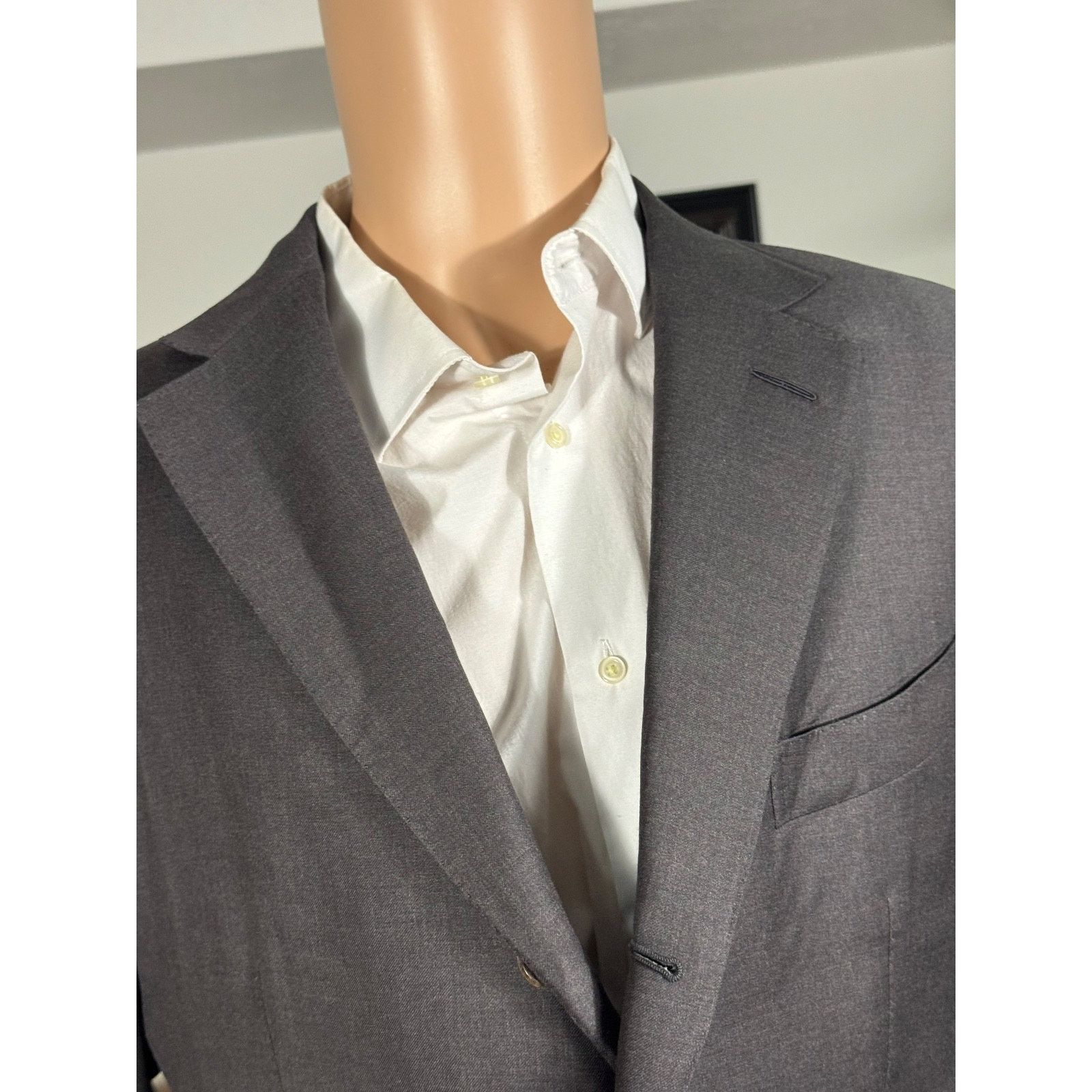 Tom Ford Tom Ford for Billy Joel Charcoal Wool Suit Jacket 50C 40S Size 40S - 7 Thumbnail