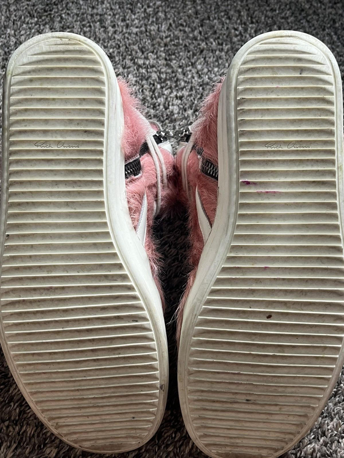 Rick Owens ‼️LAST DROP‼️ Rick Owens Pink Pony Hair Geobasket Size US 12 / EU 45 - 2 Thumbnail