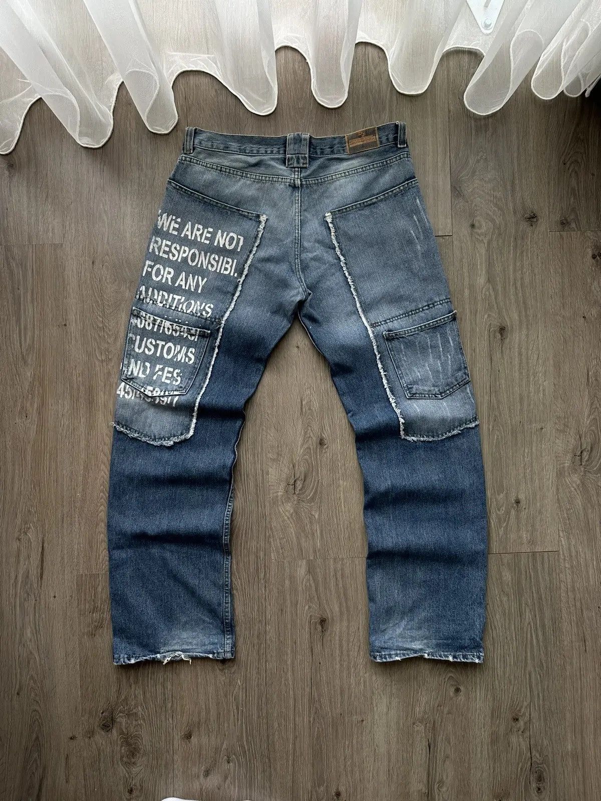 Japanese Brand × Vintage Vintage Japanese DJ Doringo Jeans Wear Denim Pocket Pants Size US 34 / EU 50 - 3 Thumbnail