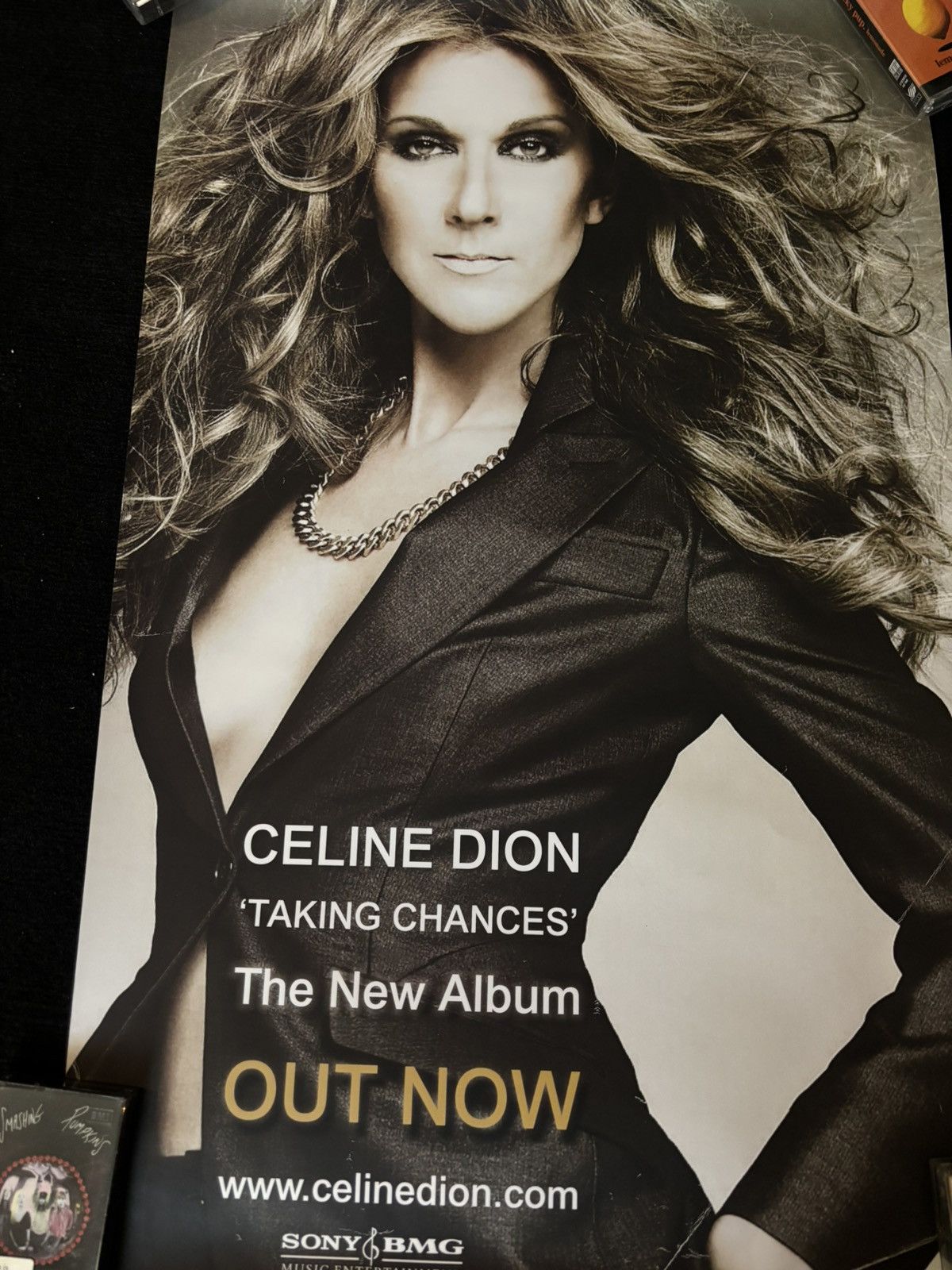 Designer × Vintage Celine Dion Taking Chance Promo Poster Size ONE SIZE - 1 Thumbnail