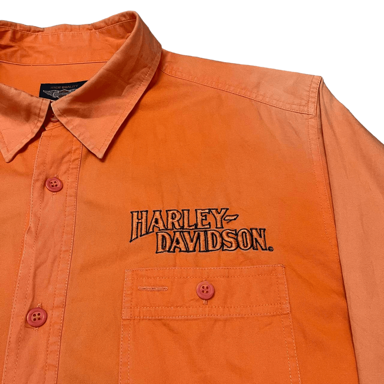 Harley Davidson Vintage Harley Davidson Motorcycle Embroidery Button Up Size US M / EU 48-50 / 2 - 7 Thumbnail