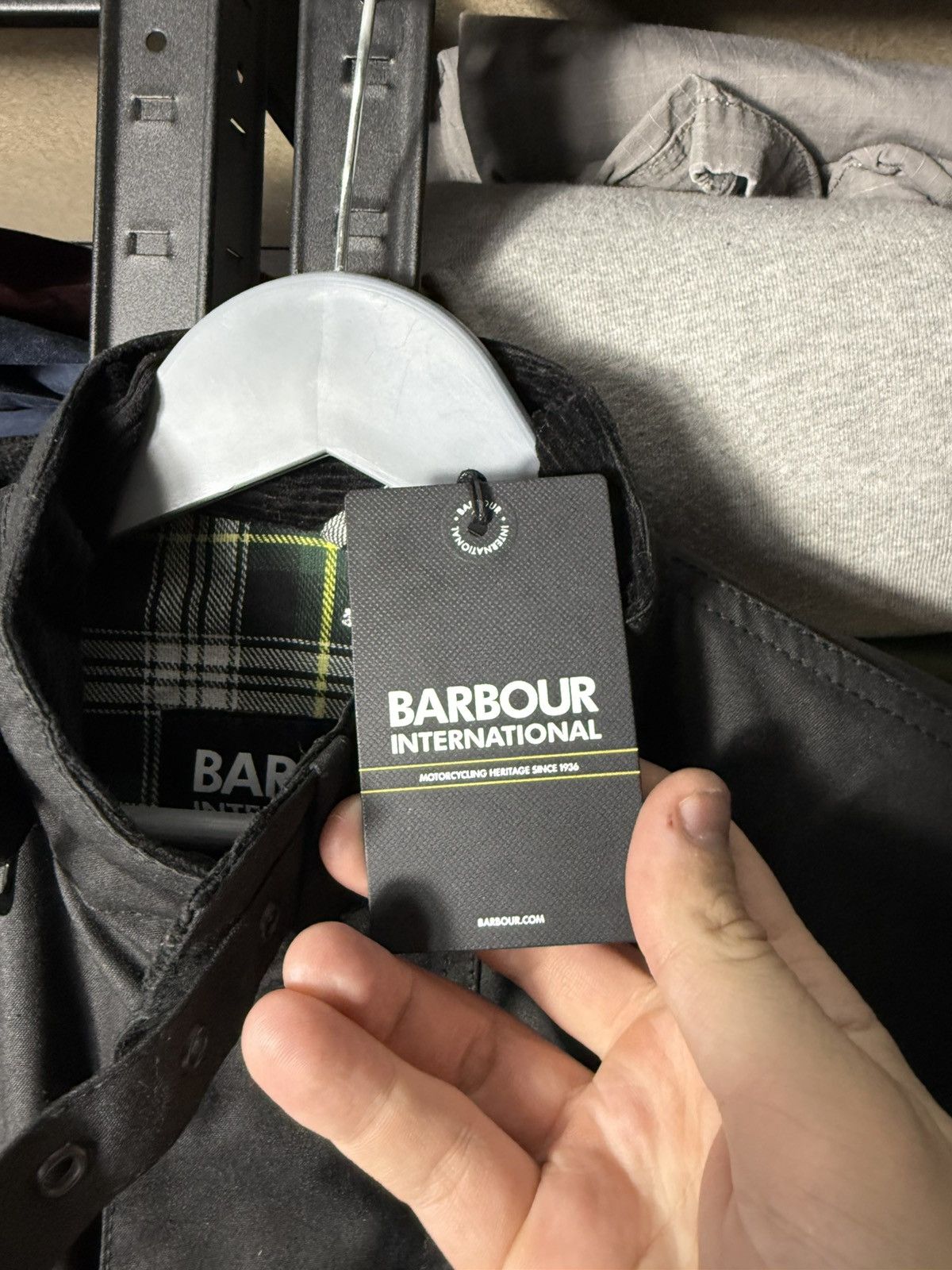 Barbour Barbour International A7 Wax Jacket Black Belted Moto Biker Size US S / EU 44-46 / 1 - 15 Thumbnail