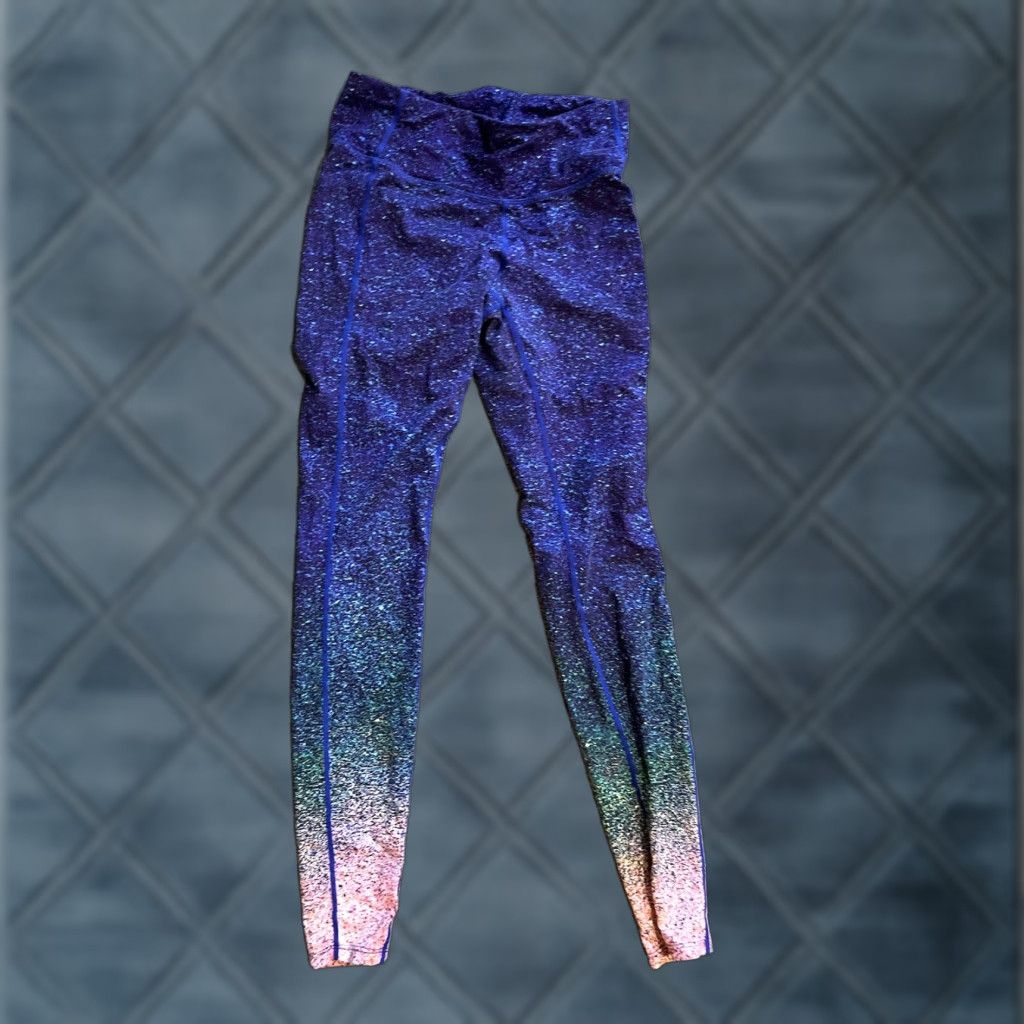 Athleta Athleta Leggings Ombre Galaxy Print Superluxe Tight Full Length XS Multicolor Size 26" / US 2 / IT 38 - 1 Thumbnail