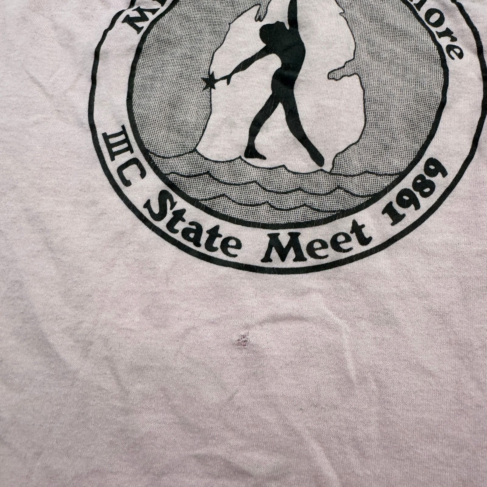 Vintage Vintage Michigan Lakeshore State Meet Gymnastics Shirt Size S / US 4 / IT 40 - 4 Thumbnail