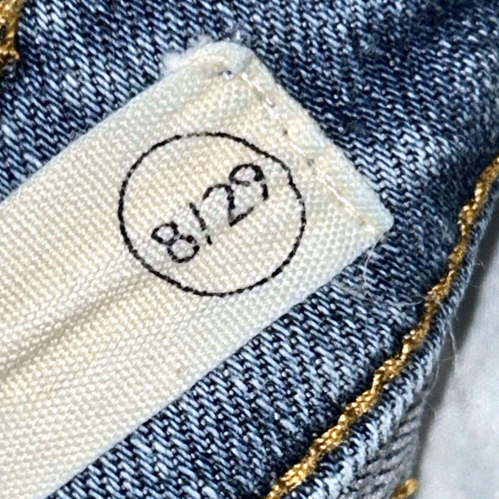 Vintage Oat New York High Rise Denim Blue Jean Ankle Fray Women’s 29 Size 29" - 7 Thumbnail
