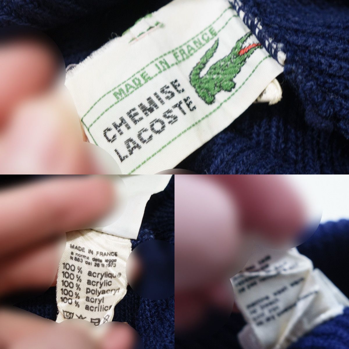 Lacoste 80s Chemise Lacoste Beanie Fisherman Hat Made in France Size ONE SIZE - 5 Thumbnail