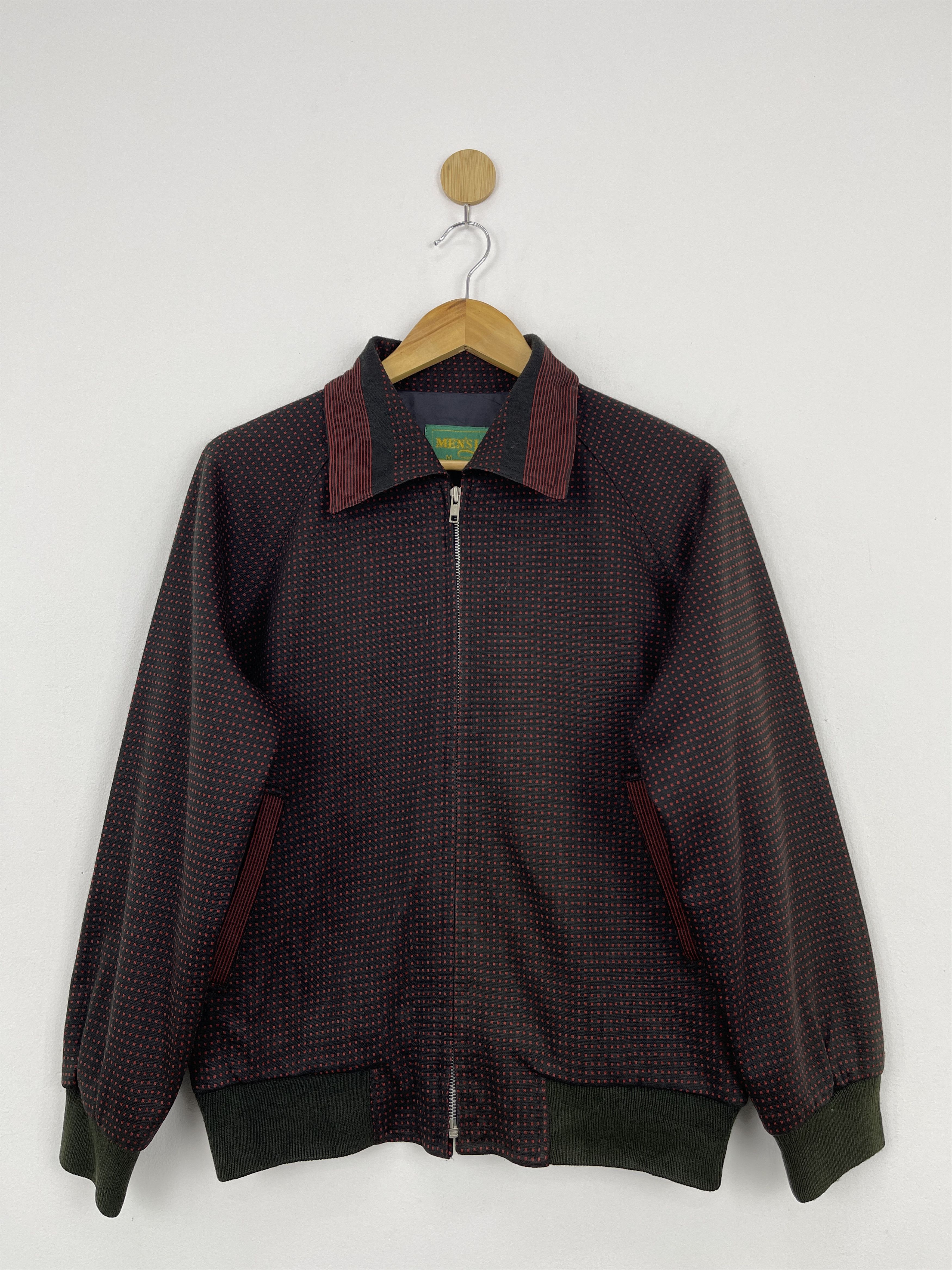 Vintage Checkered Bomber Jacket JA0046