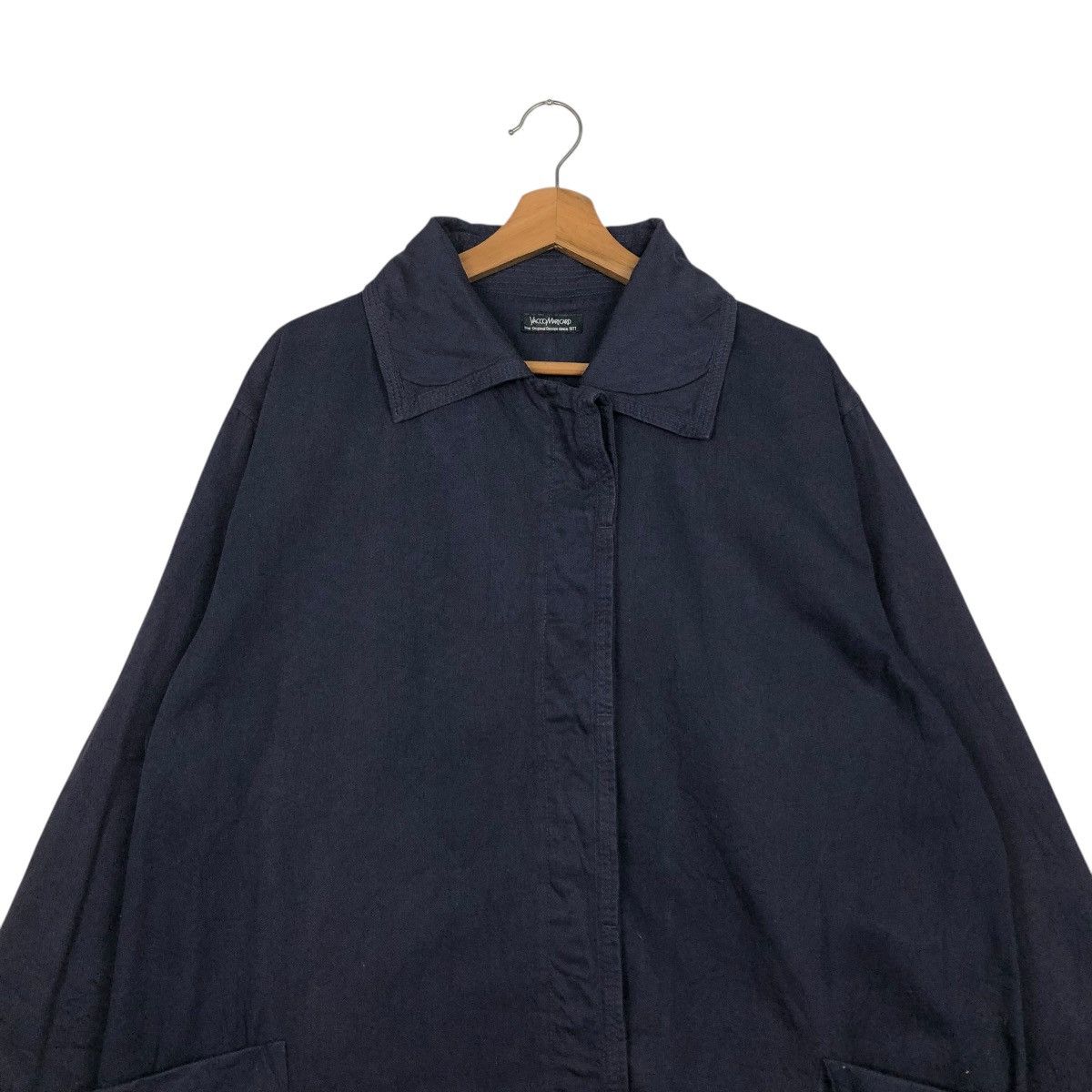 Japanese Brand 🔥RICH BLACK VTG LONG JACKET YACCOMARICARD ISSEY MIYAKE Size US L / EU 52-54 / 3 - 3 Thumbnail