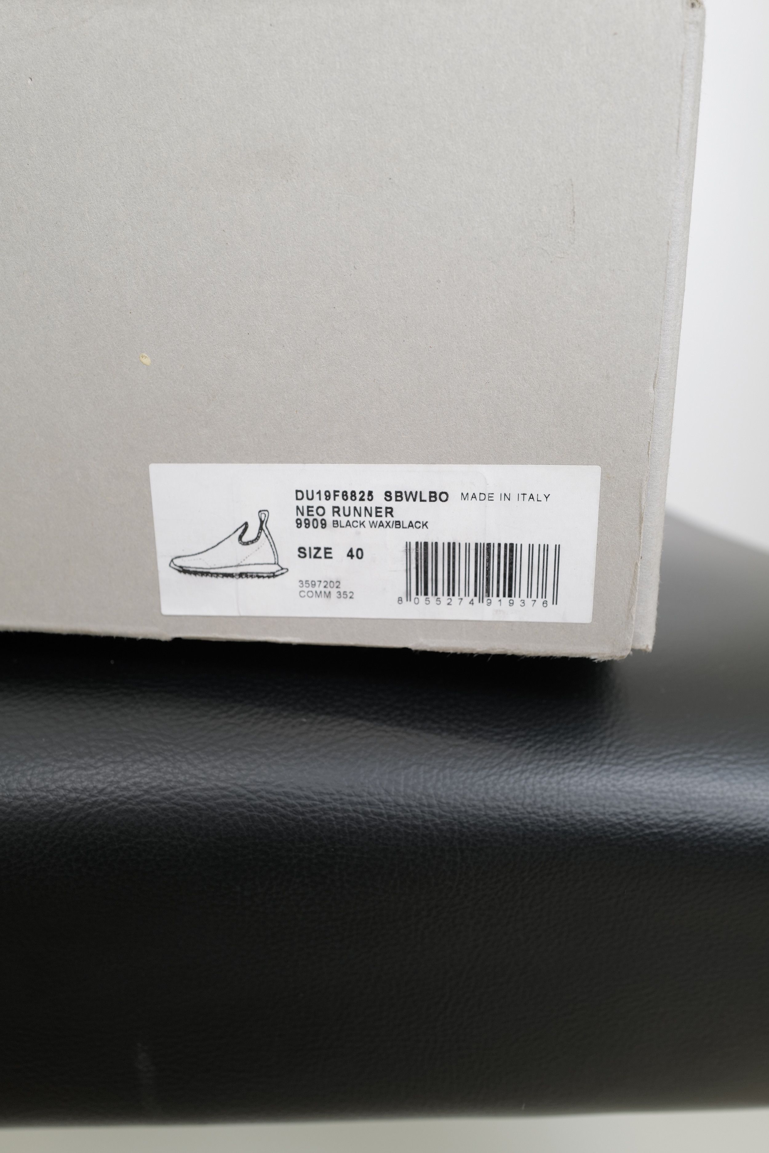 Rick Owens Drkshdw Rick Owens DRKSHDW runner runners Size US 7 / EU 40 - 23 Thumbnail