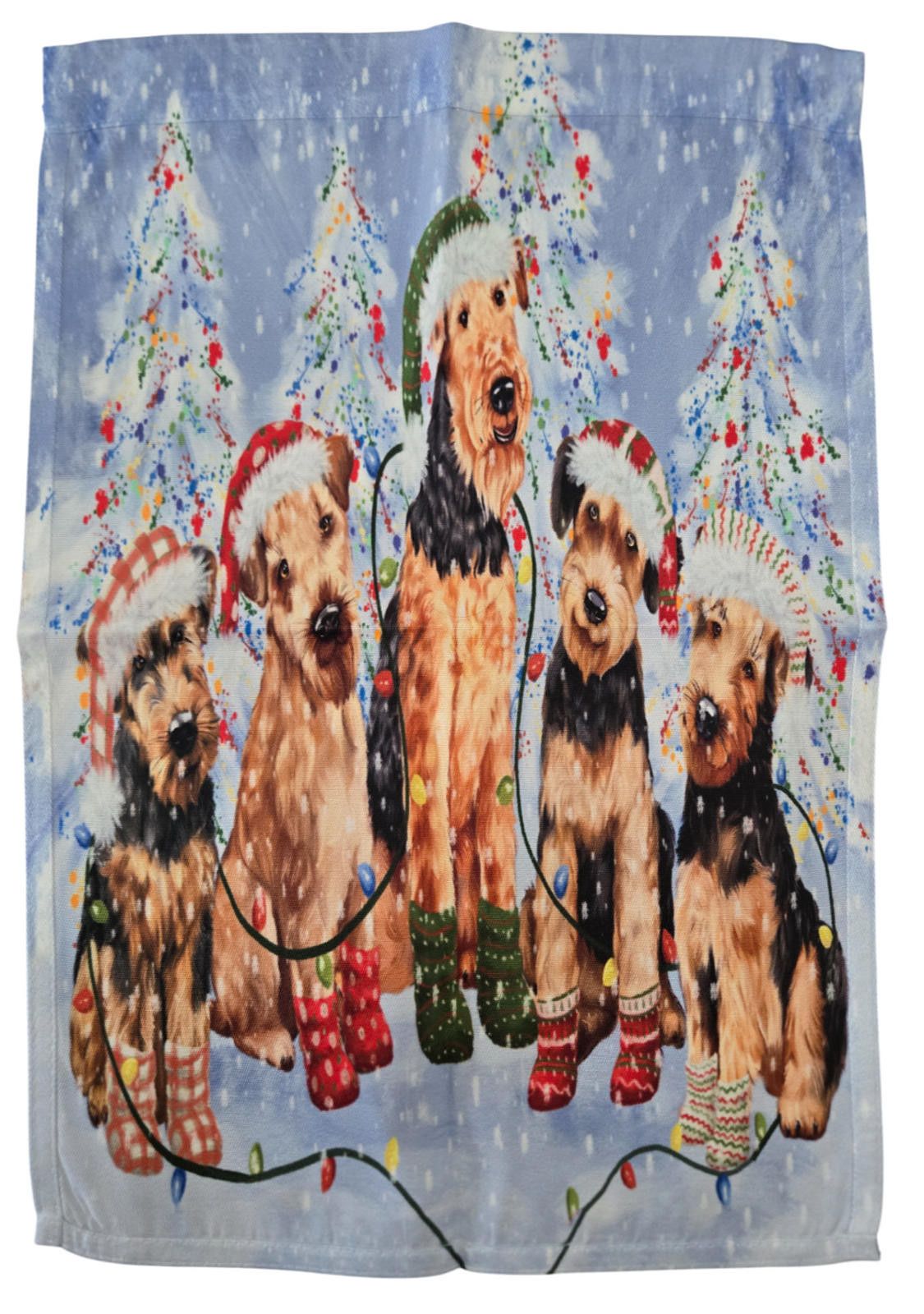 Other Dog Holiday Garden Flag Outside Decor Trees Lights NEW Size ONE SIZE - 1 Thumbnail