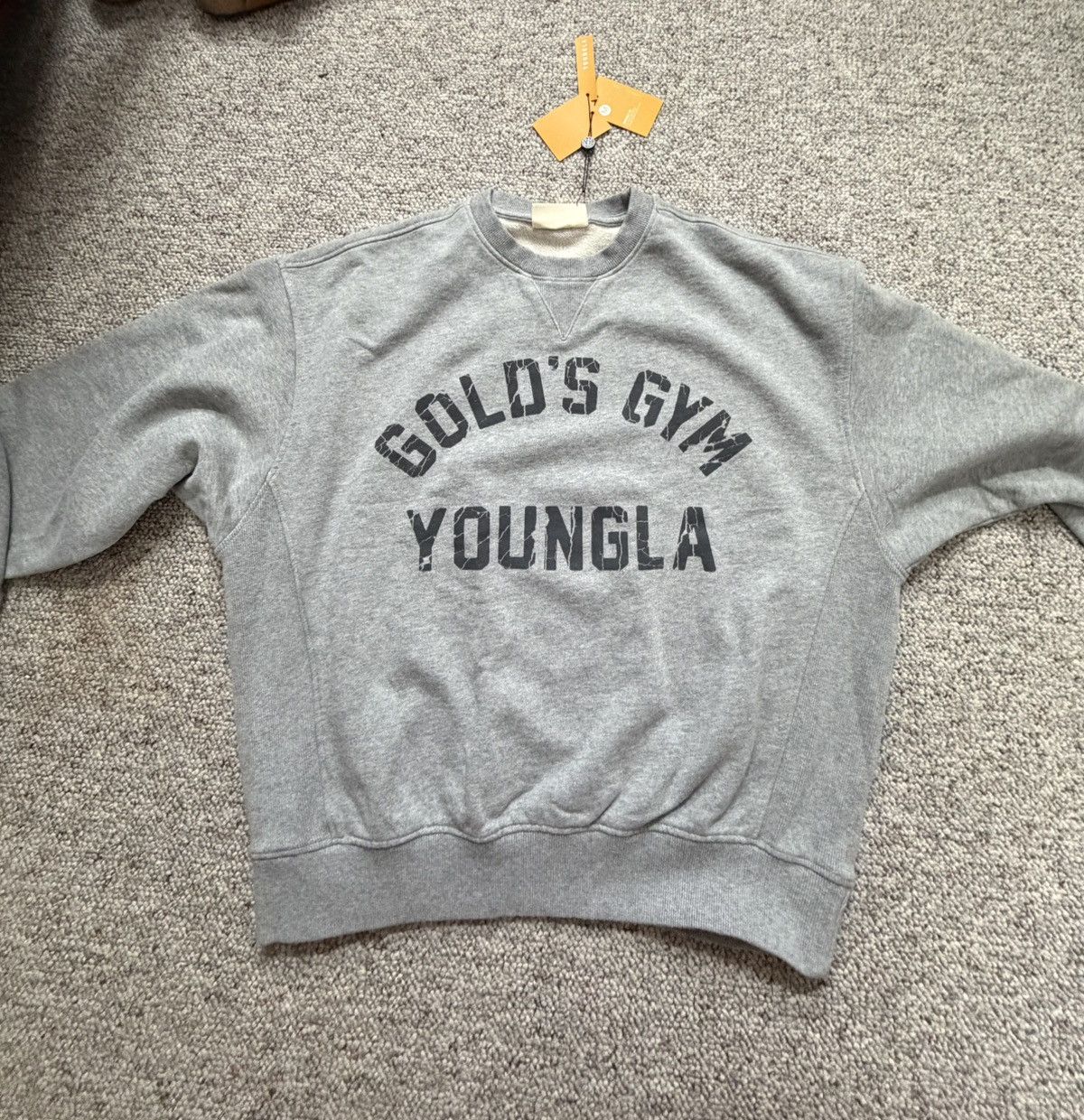 YoungLA GOLD’S GYM LEGACY VINTAGE CREWNECK - YOUNGLA Size US M / EU 48-50 / 2 - 1 Thumbnail