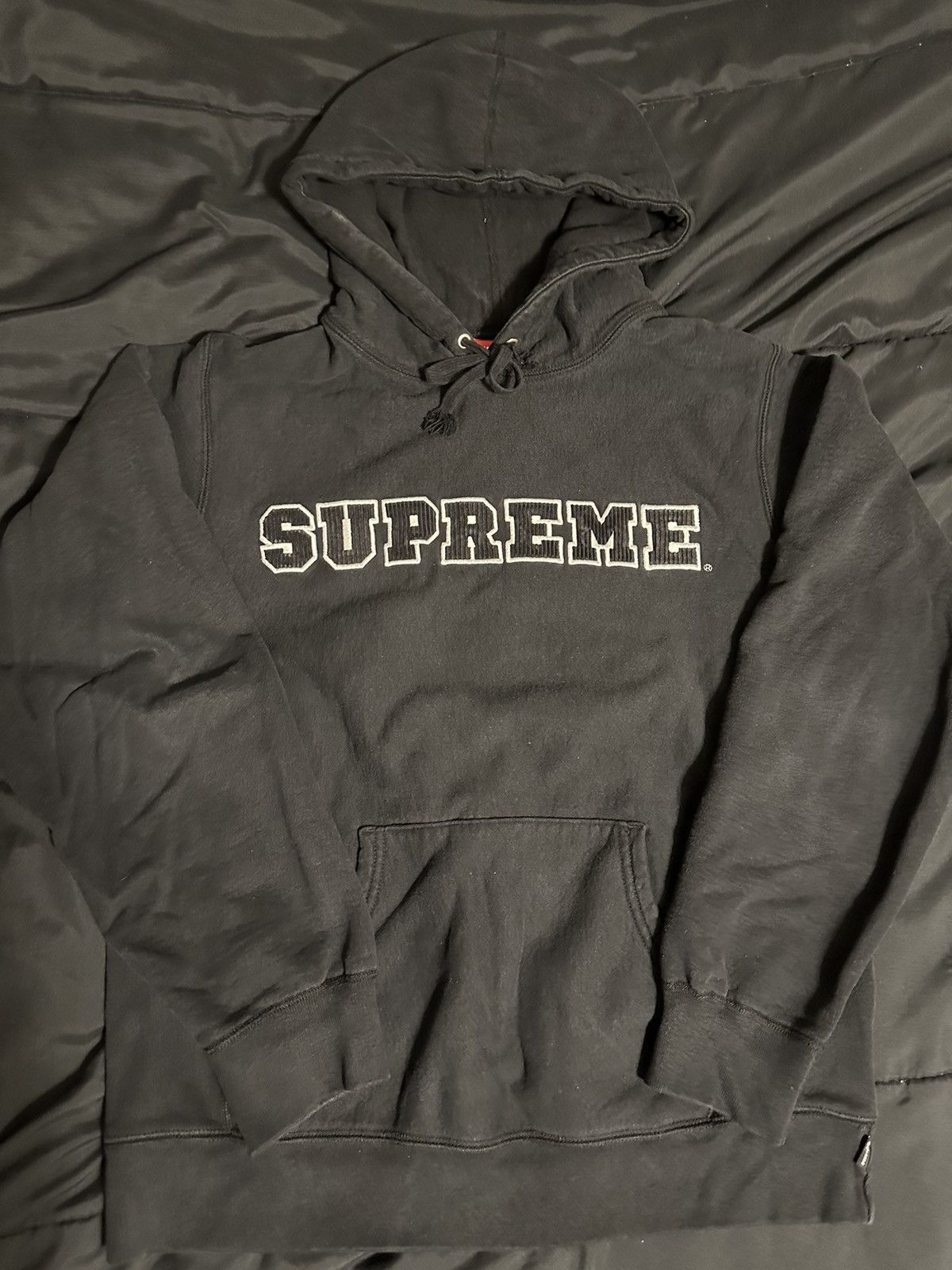 image of Supreme Patch Logo in Black, Men's (Size Medium)