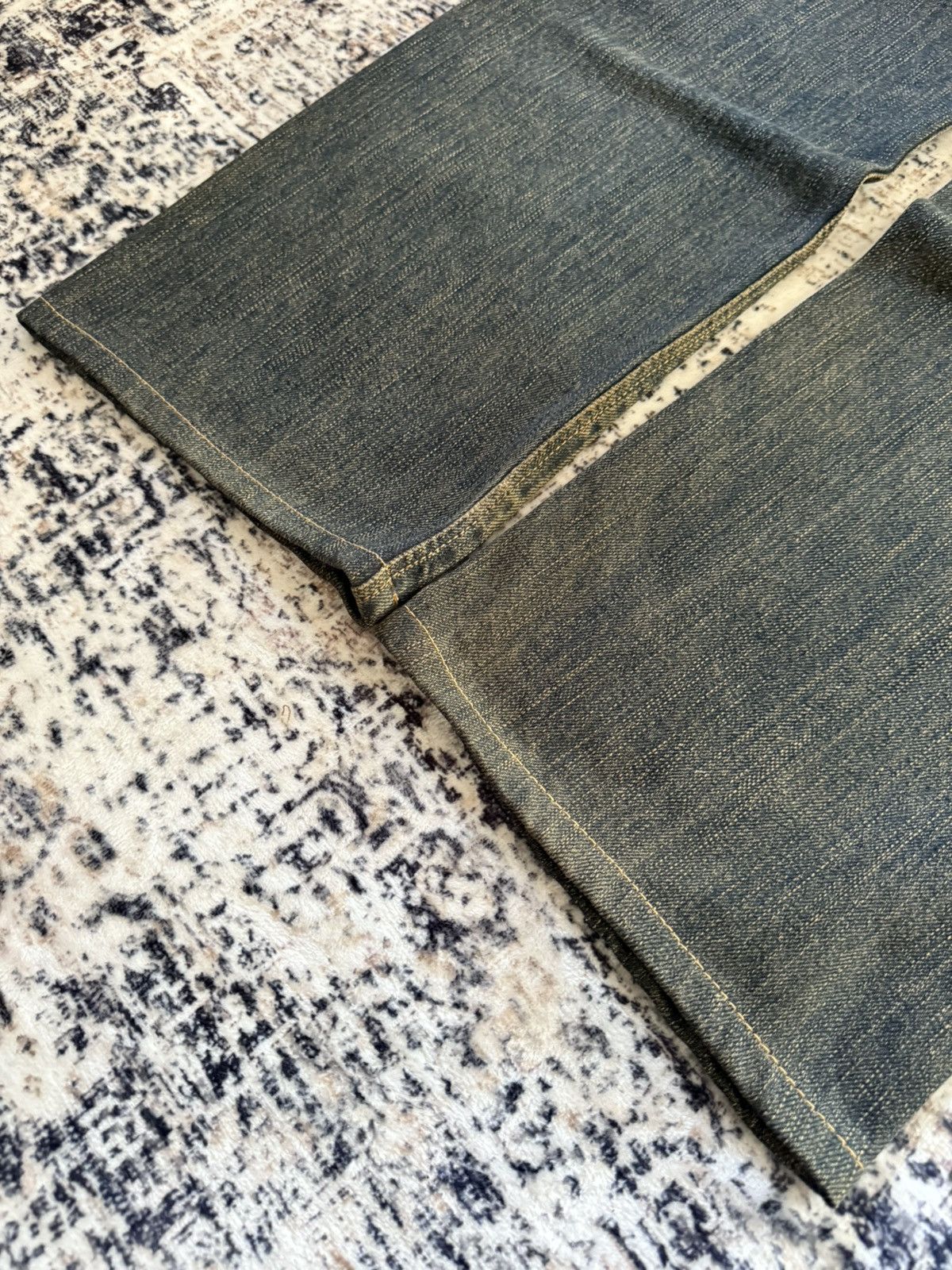 Beams Plus × Orslow Edwin 505 Mud Wash Patina Fade Selvedge Loose Jeans Size US 29 - 15 Thumbnail