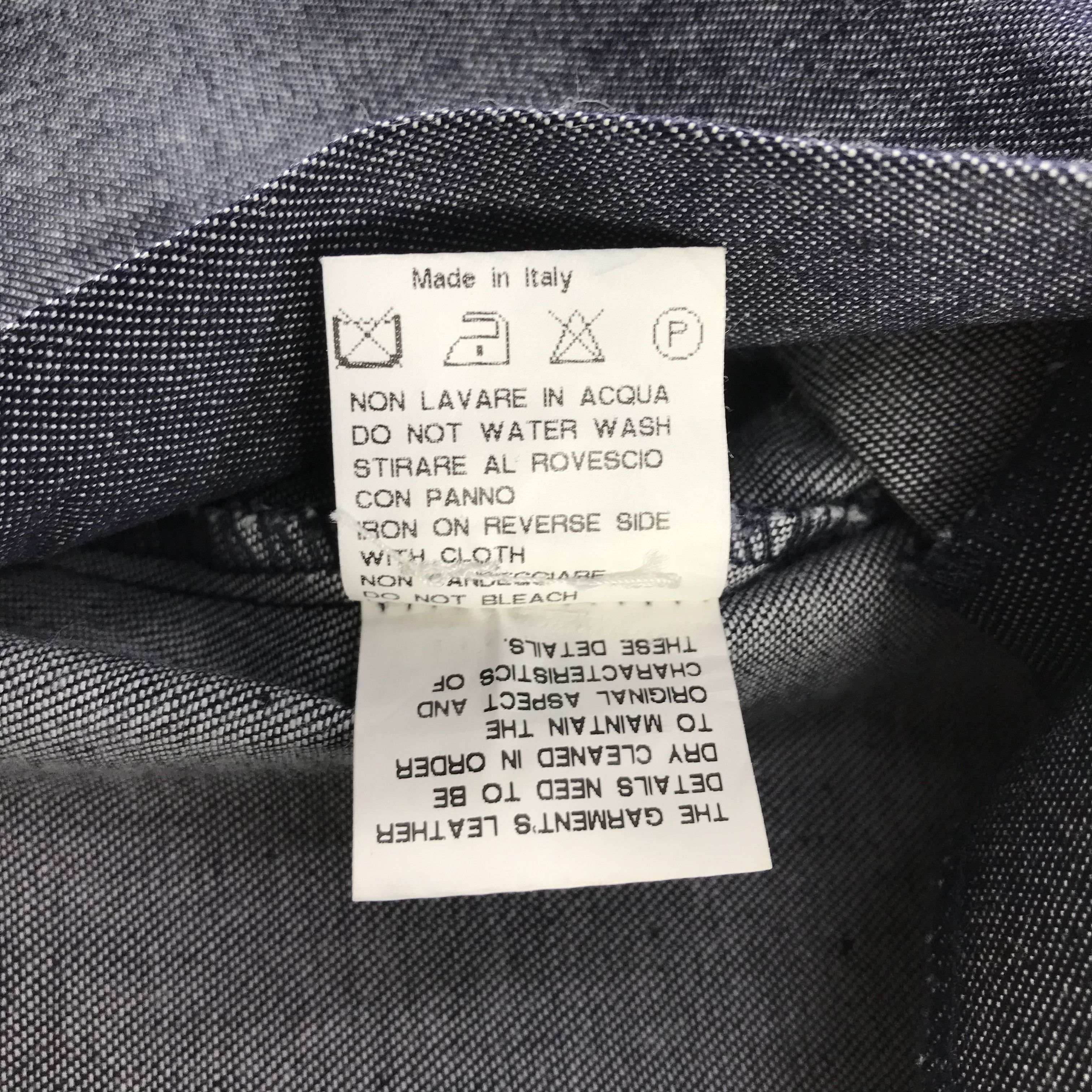 Neil Barrett Neil Barrett Denim Waistcoat Vest Size US XXS / EU 40 - 6 Thumbnail